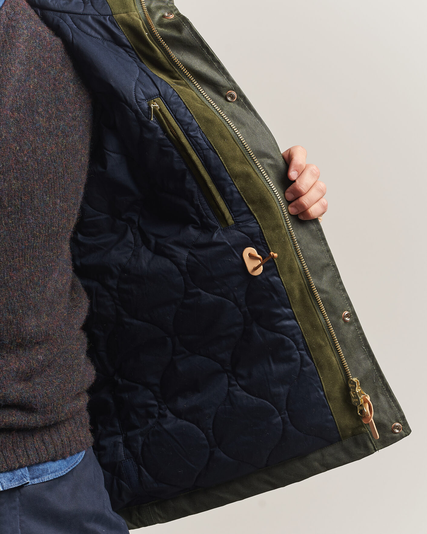 Mies | Takit | Manifattura Ceccarelli | New Fisherman Parka Dark Green