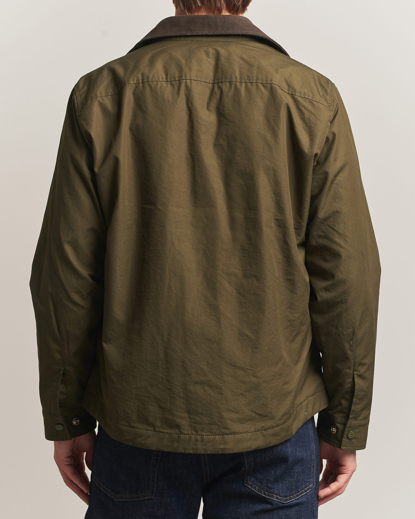 Mies | Takit | Manifattura Ceccarelli | Double Pocket Shirt Jacket Military Green