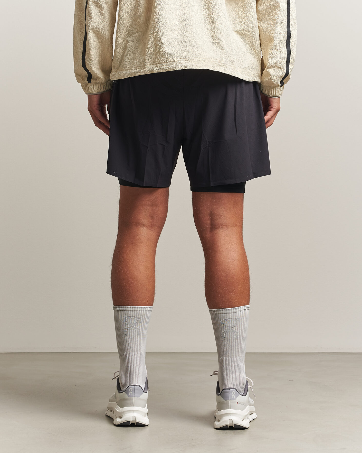 Mies | Shortsit | On | 5 Inch Performance 2/1 Shorts Black