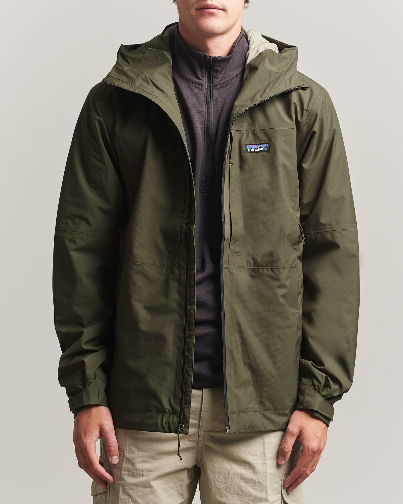 Mies | Takit | Patagonia | Insulated Boulder Fork Rain Jacket Basin Green