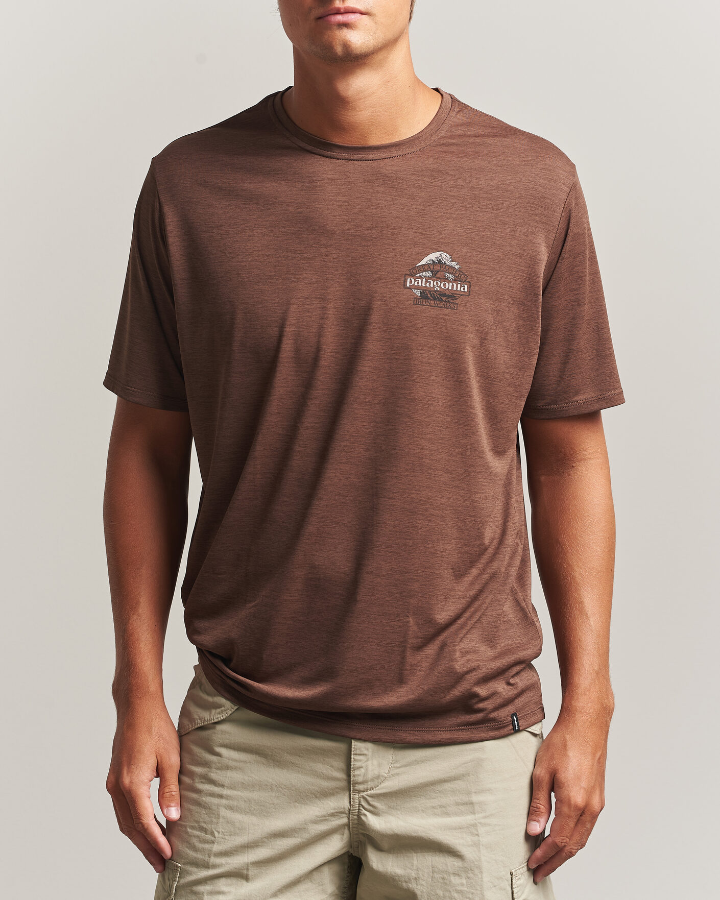 Mies | T-paidat | Patagonia | Cap Cool Daily Shirt Berm Brown