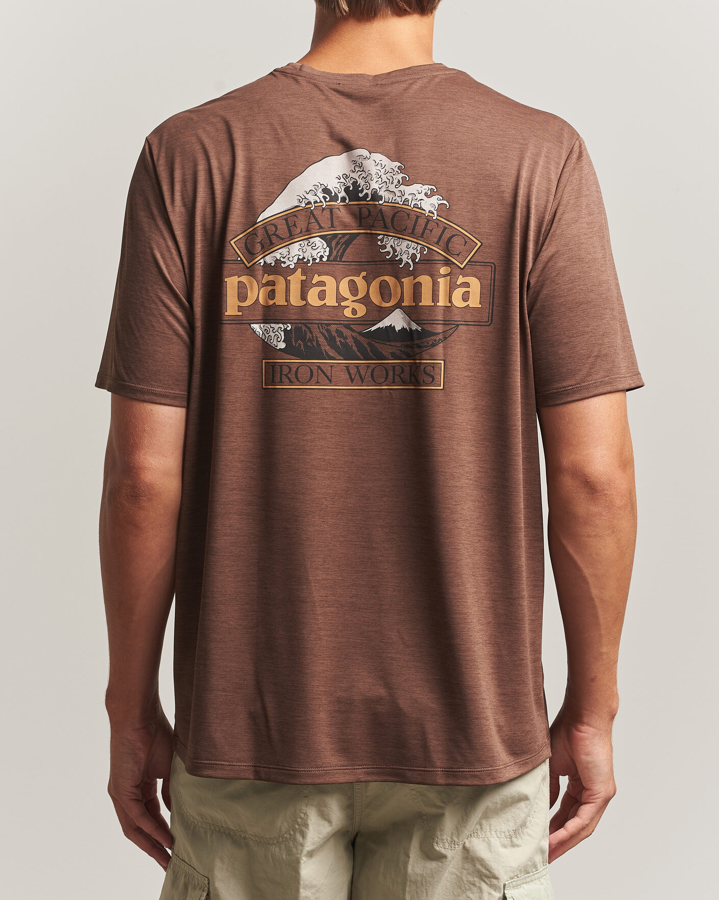 Mies | T-paidat | Patagonia | Cap Cool Daily Shirt Berm Brown