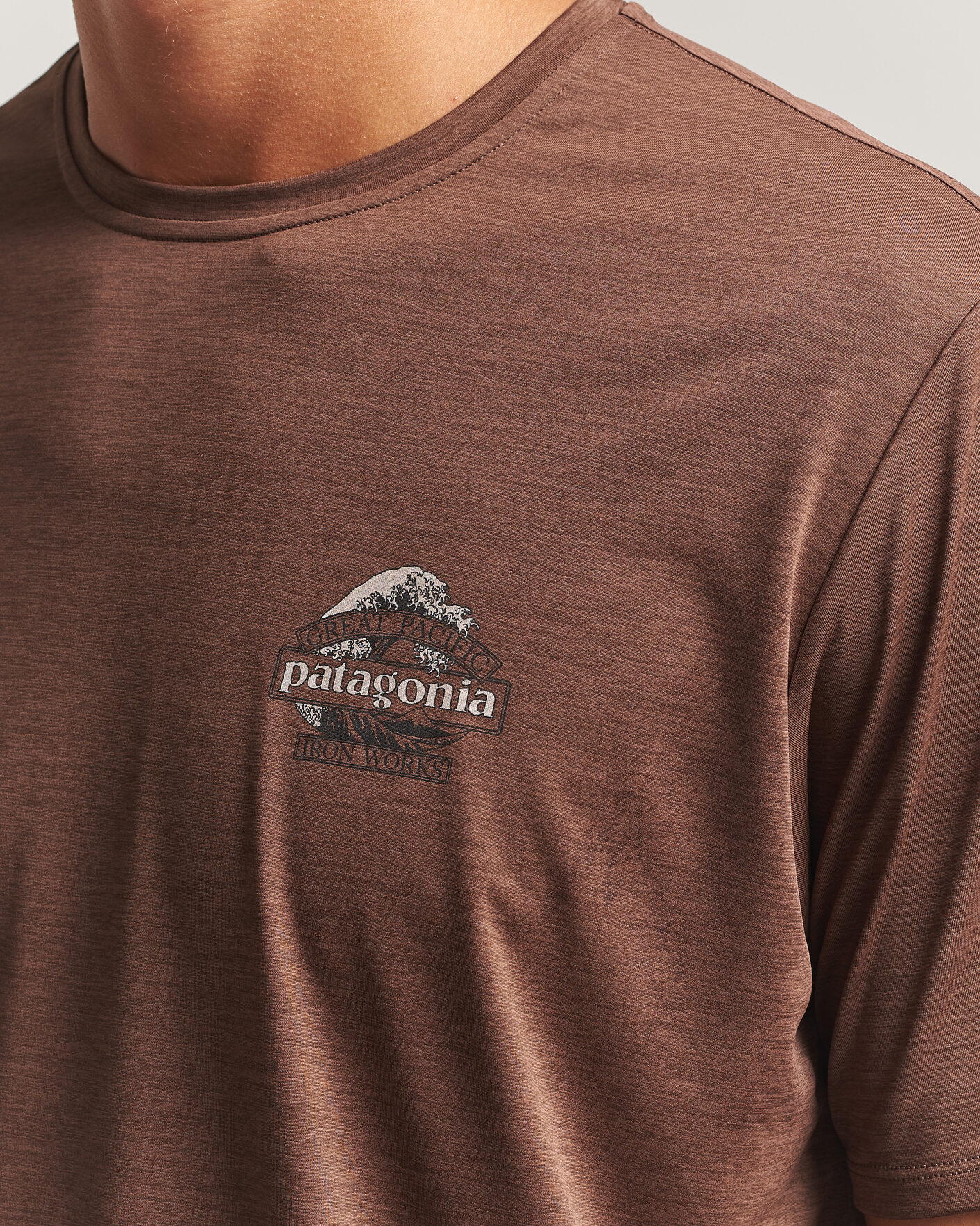 Mies | T-paidat | Patagonia | Cap Cool Daily Shirt Berm Brown