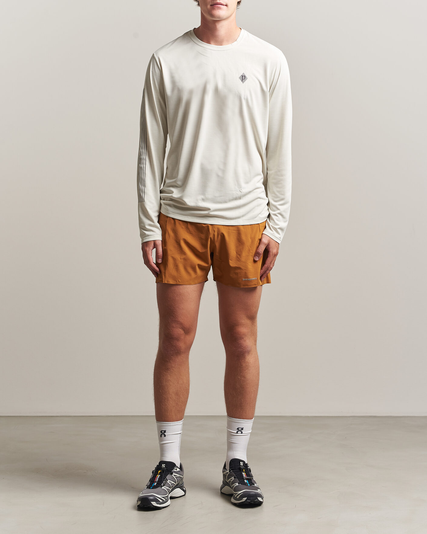 Mies | Shortsit | Patagonia | Strider Pro 5 Inch Short Cinnamon Brown