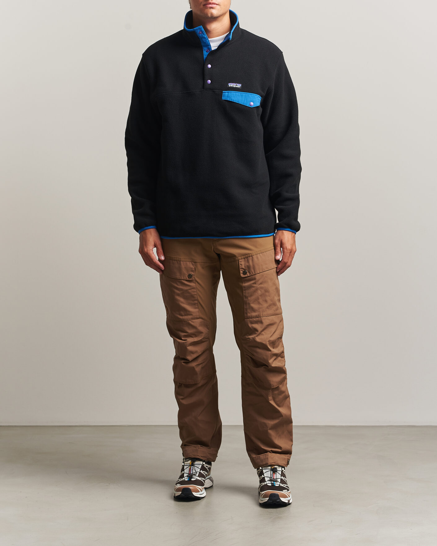 Mies | Puserot | Patagonia | Synch Snap T Half Zip Fleece Black