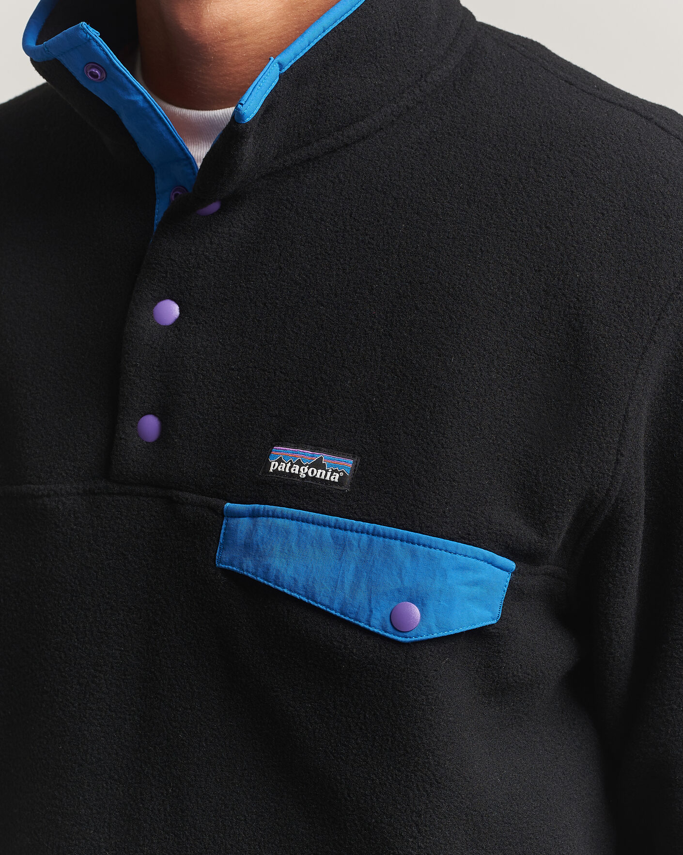Mies | Puserot | Patagonia | Synch Snap T Half Zip Fleece Black