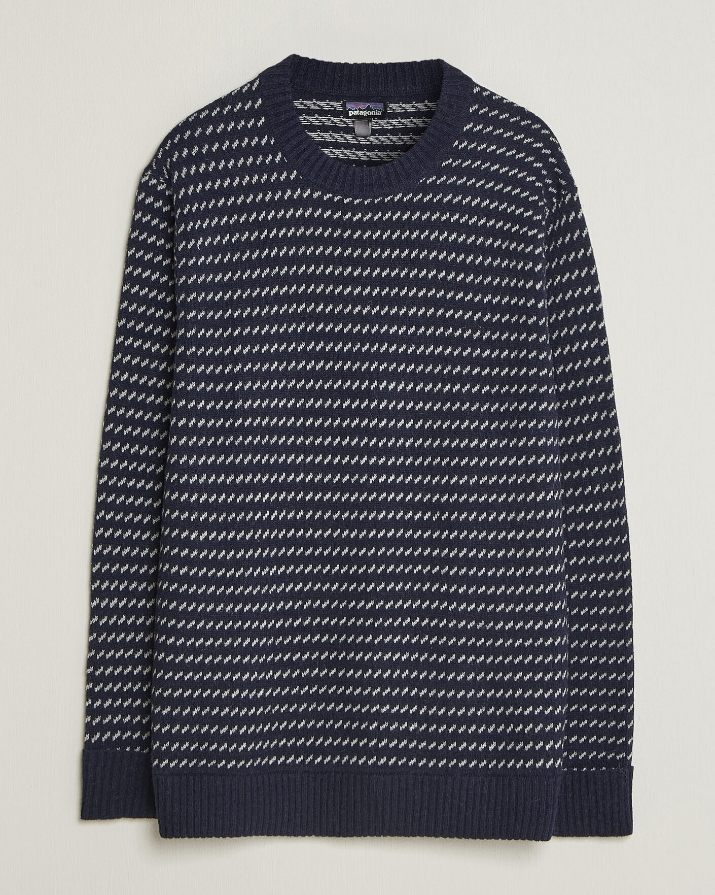 Mies | Puserot | Patagonia | Recycled Wool Blend Sweater Classic Navy