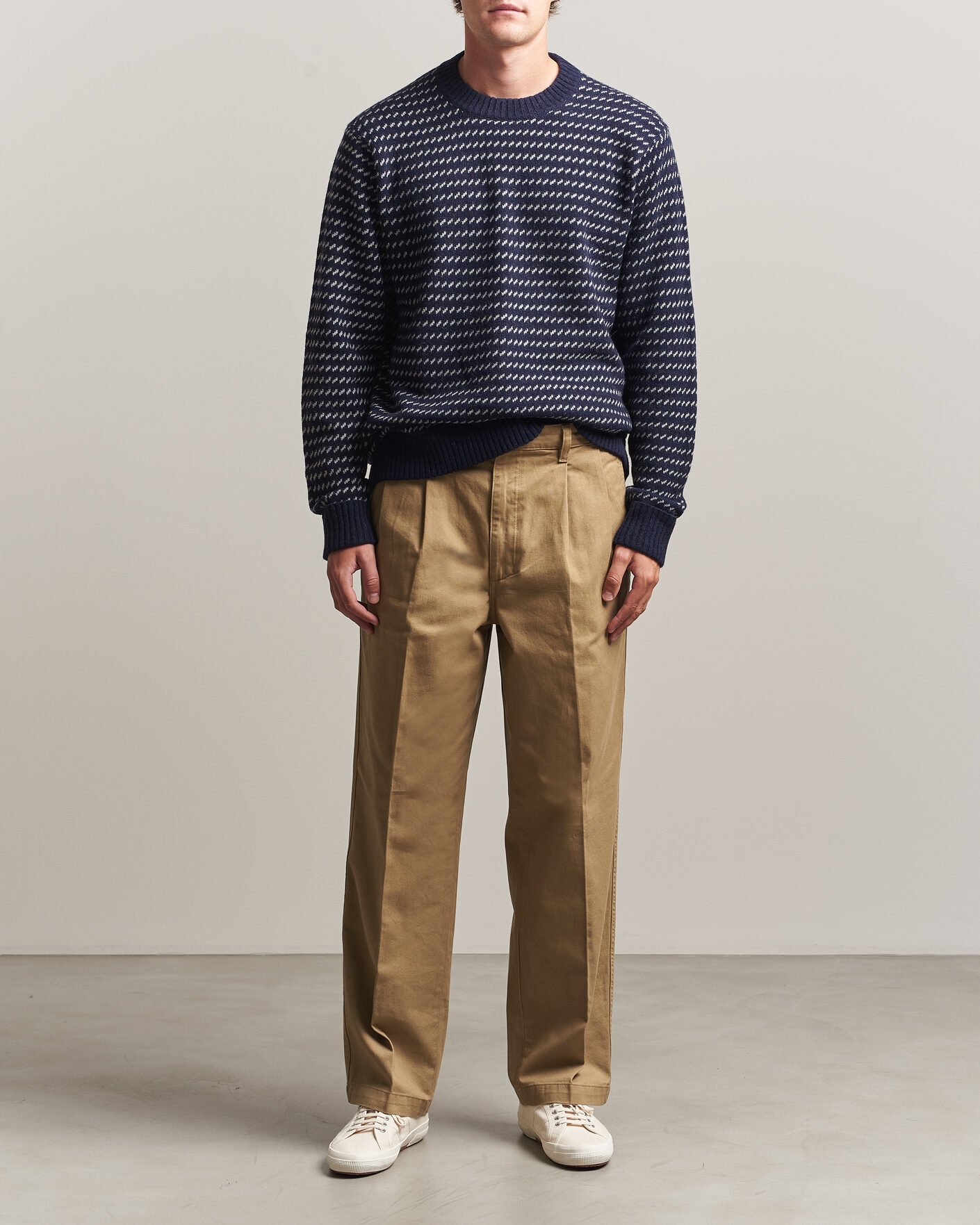 Mies | Puserot | Patagonia | Recycled Wool Blend Sweater Classic Navy