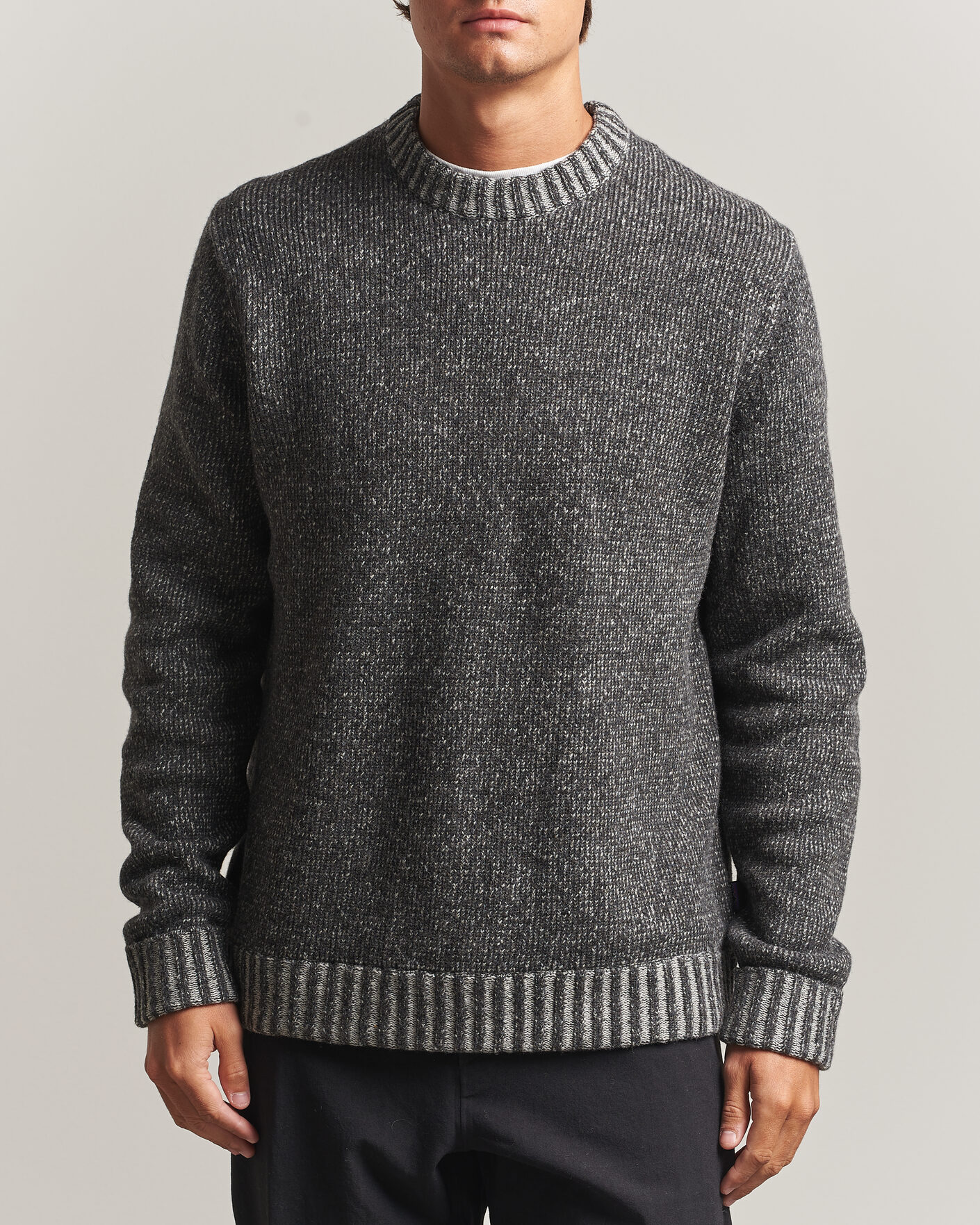 Mies | Puserot | Patagonia | Recycled Wool Blend Sweater Marlie Forge Grey