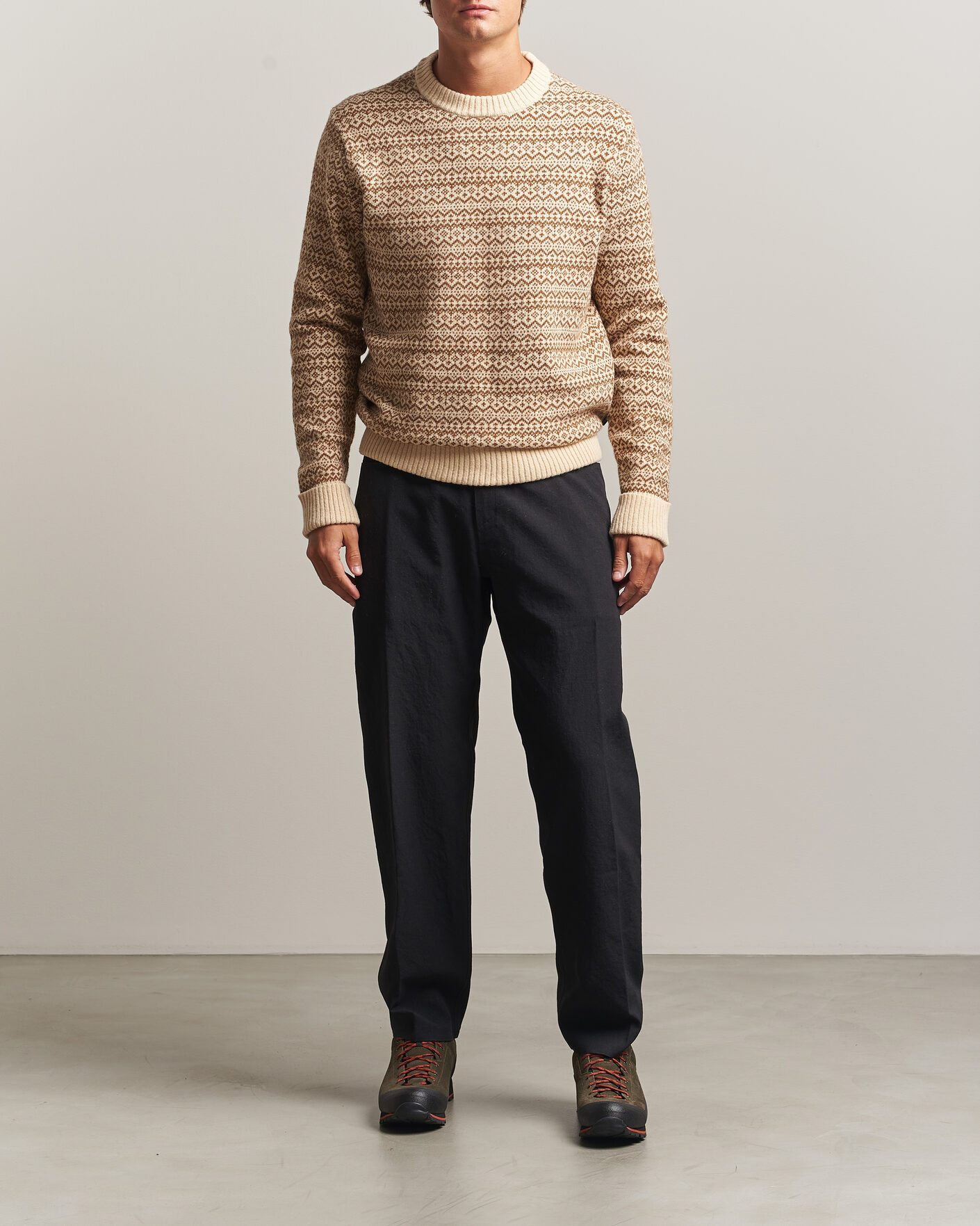 Mies | Puserot | Patagonia | Recycled Wool Blend Sweater Snow Squail Natural