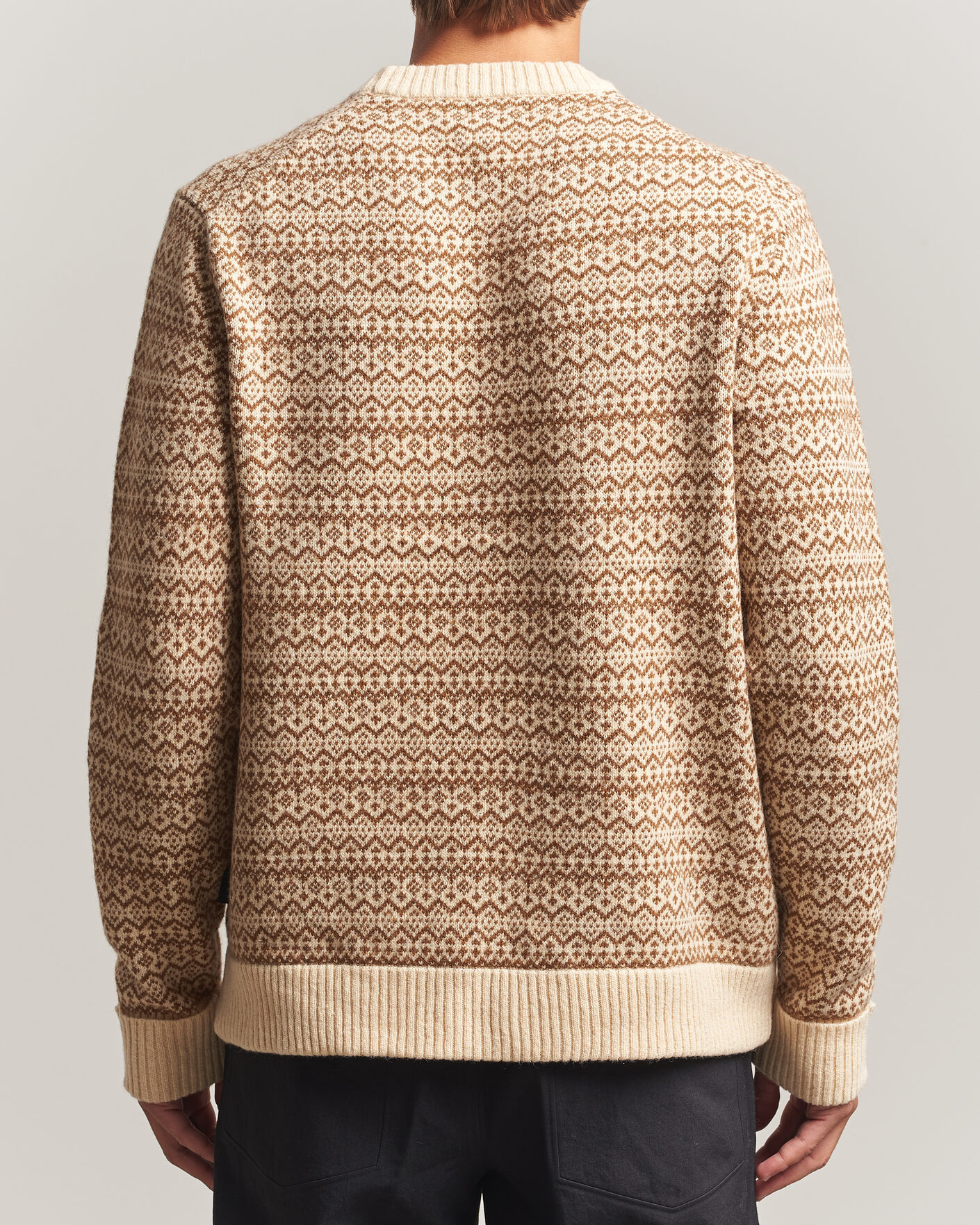 Mies | Puserot | Patagonia | Recycled Wool Blend Sweater Snow Squail Natural
