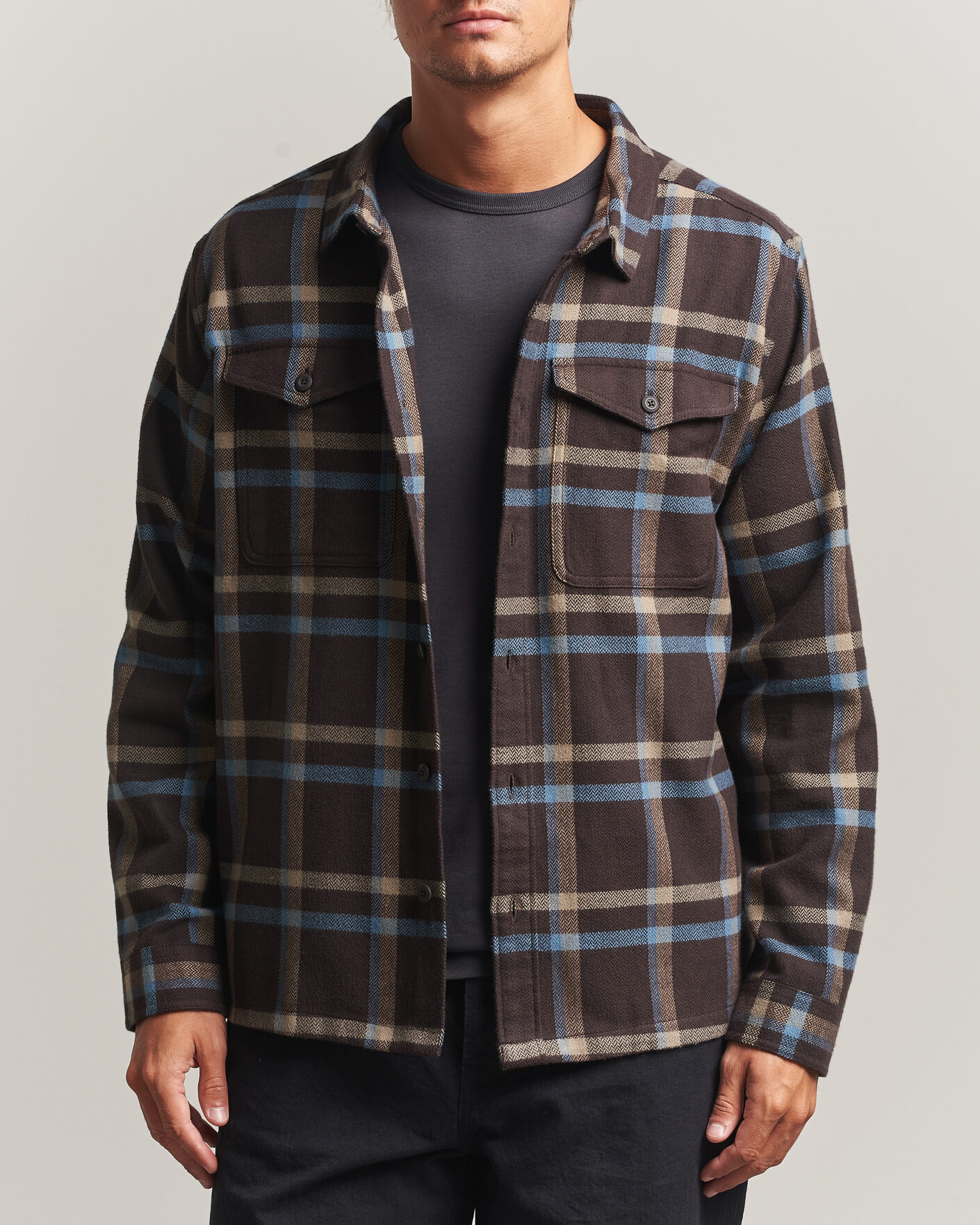 Mies | Kauluspaidat | Patagonia | Fjord Flannel Shirt Den Brown