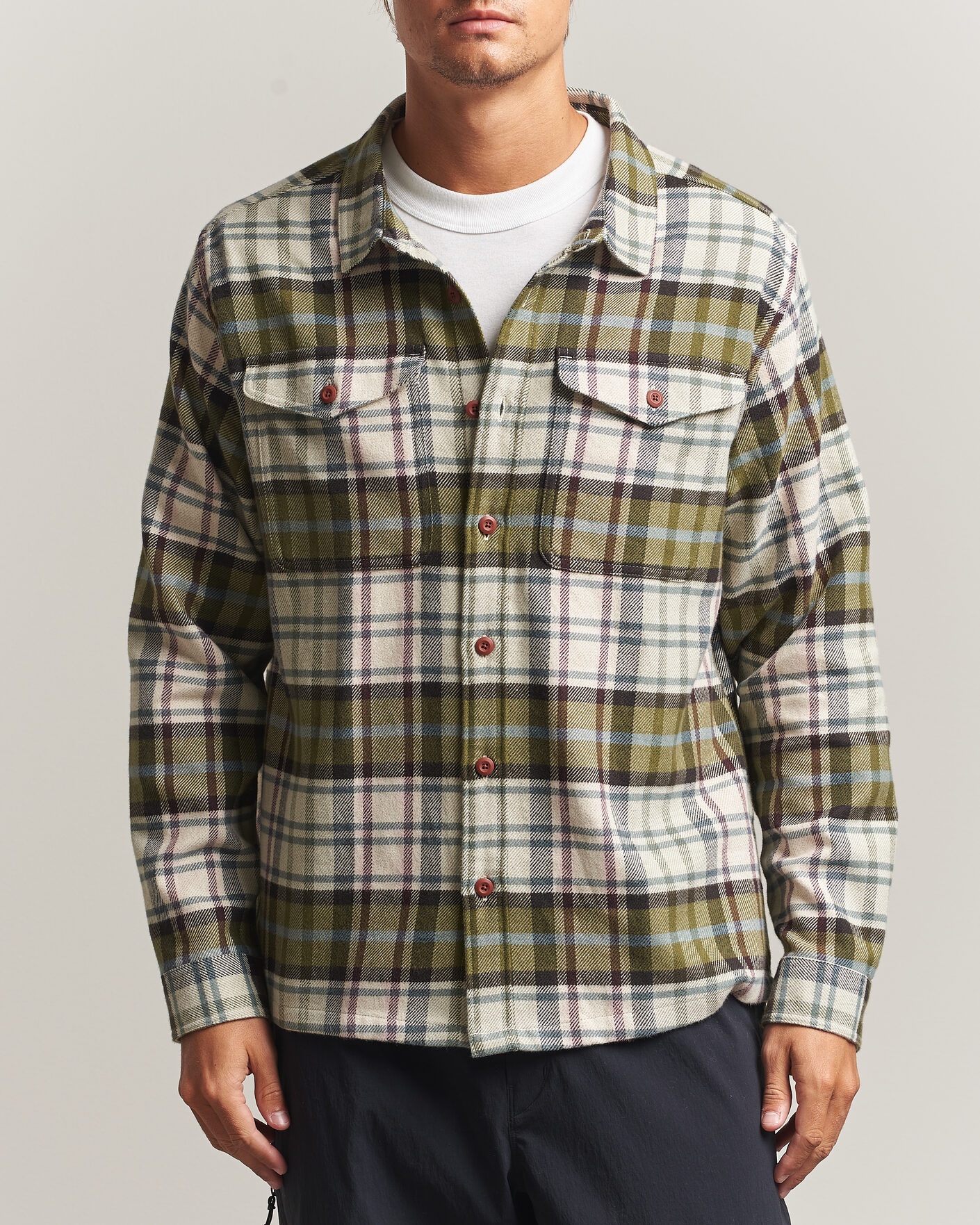Mies | Kauluspaidat | Patagonia | Fjord Flannel Shirt Weathered Stone