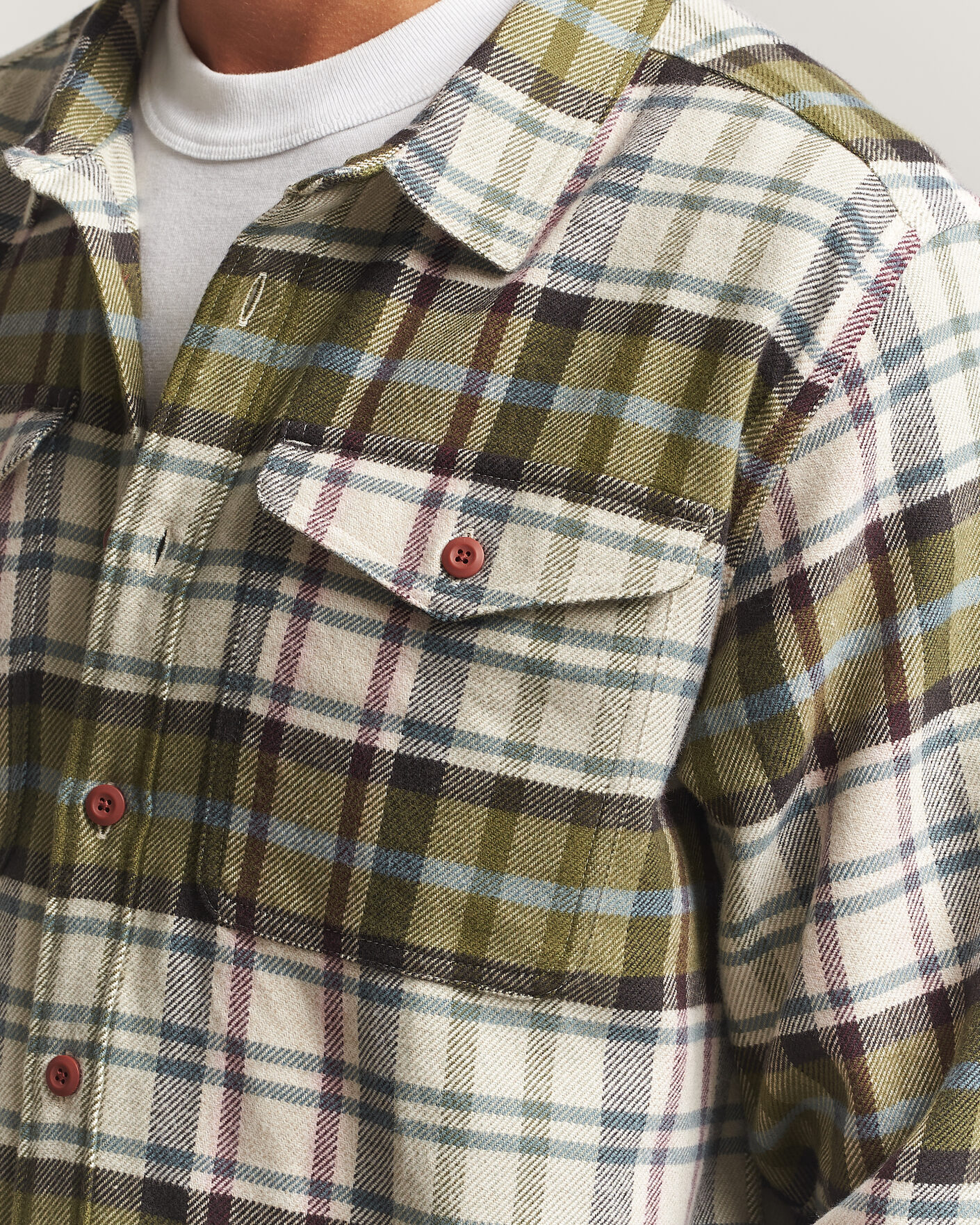 Mies | Kauluspaidat | Patagonia | Fjord Flannel Shirt Weathered Stone