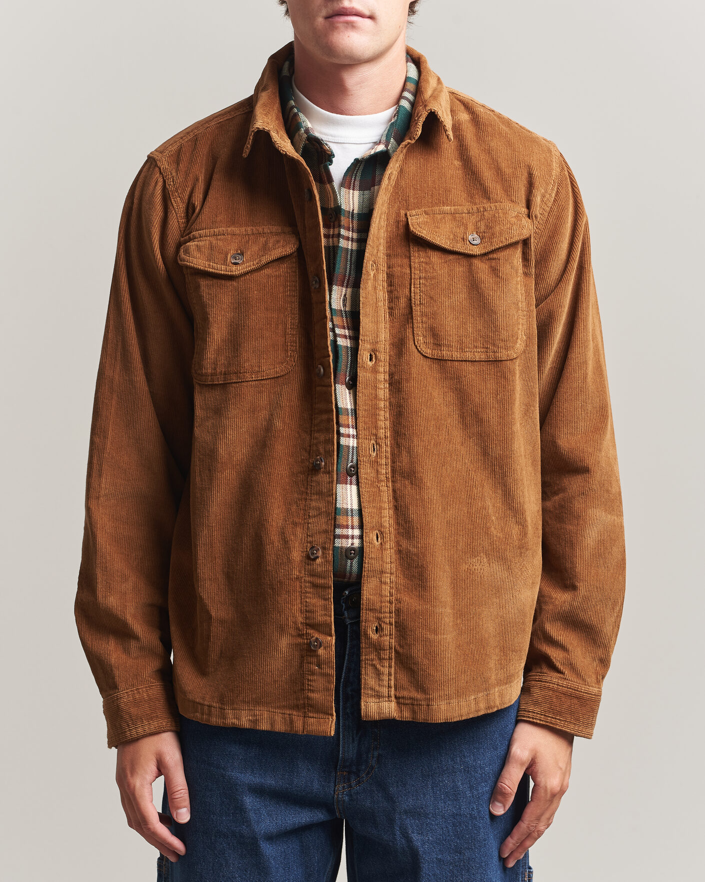 Mies | Kauluspaidat | Patagonia | Corduroy Shirt Deer Brown