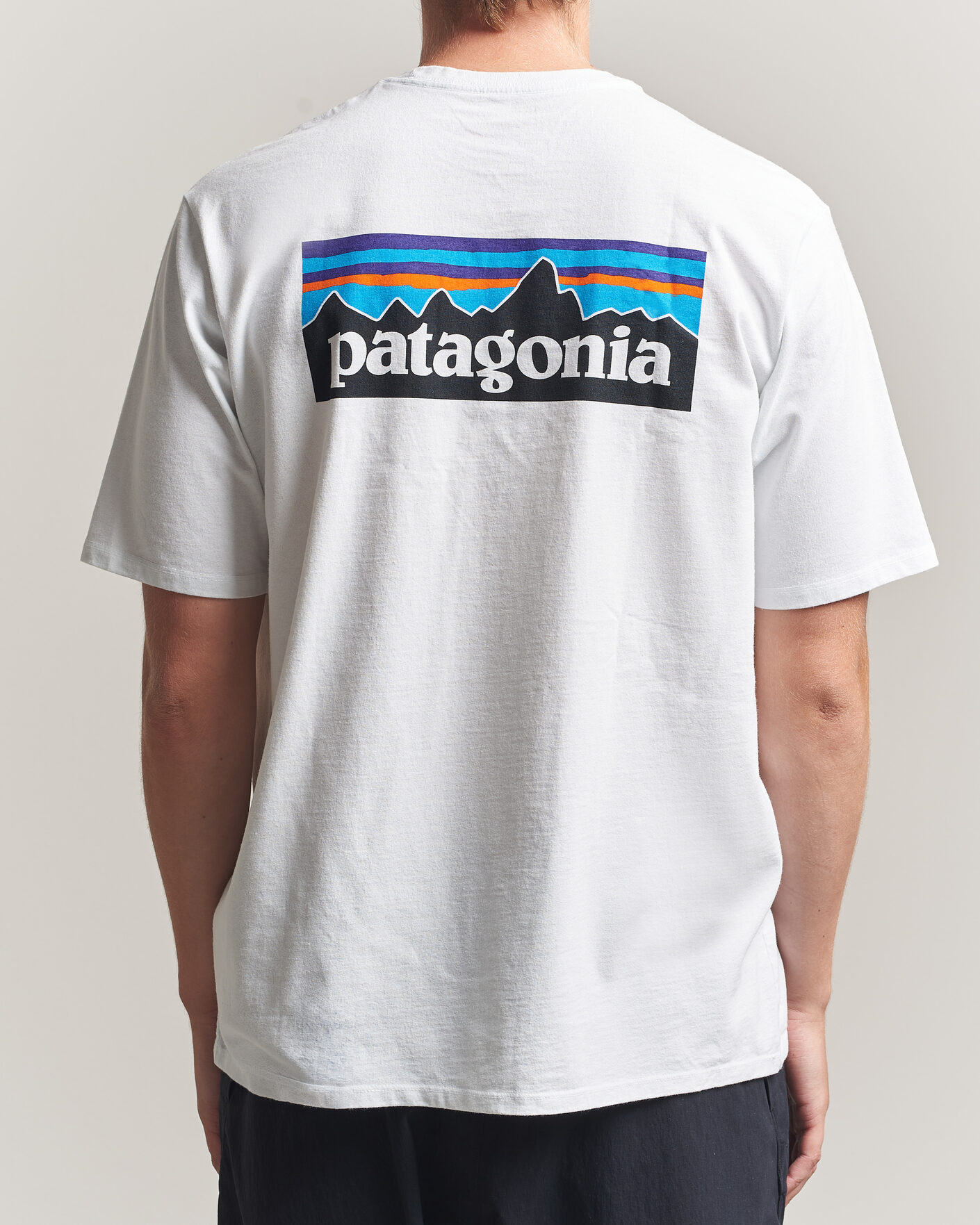 Mies | T-paidat | Patagonia | P-6 Logo Responsibili T-Shirt Fiber White