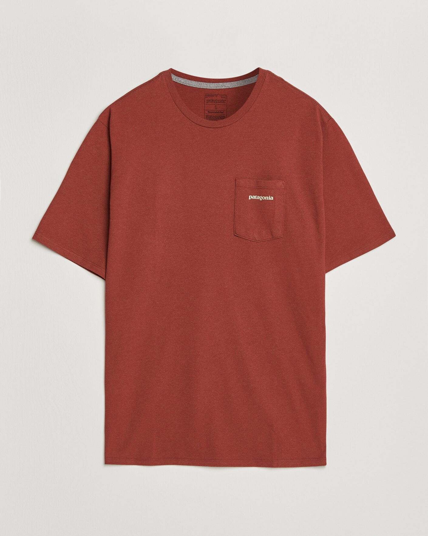 Mies | T-paidat | Patagonia | Boardshort Logo Pocket Responsibili T-Shirt Rusty Red
