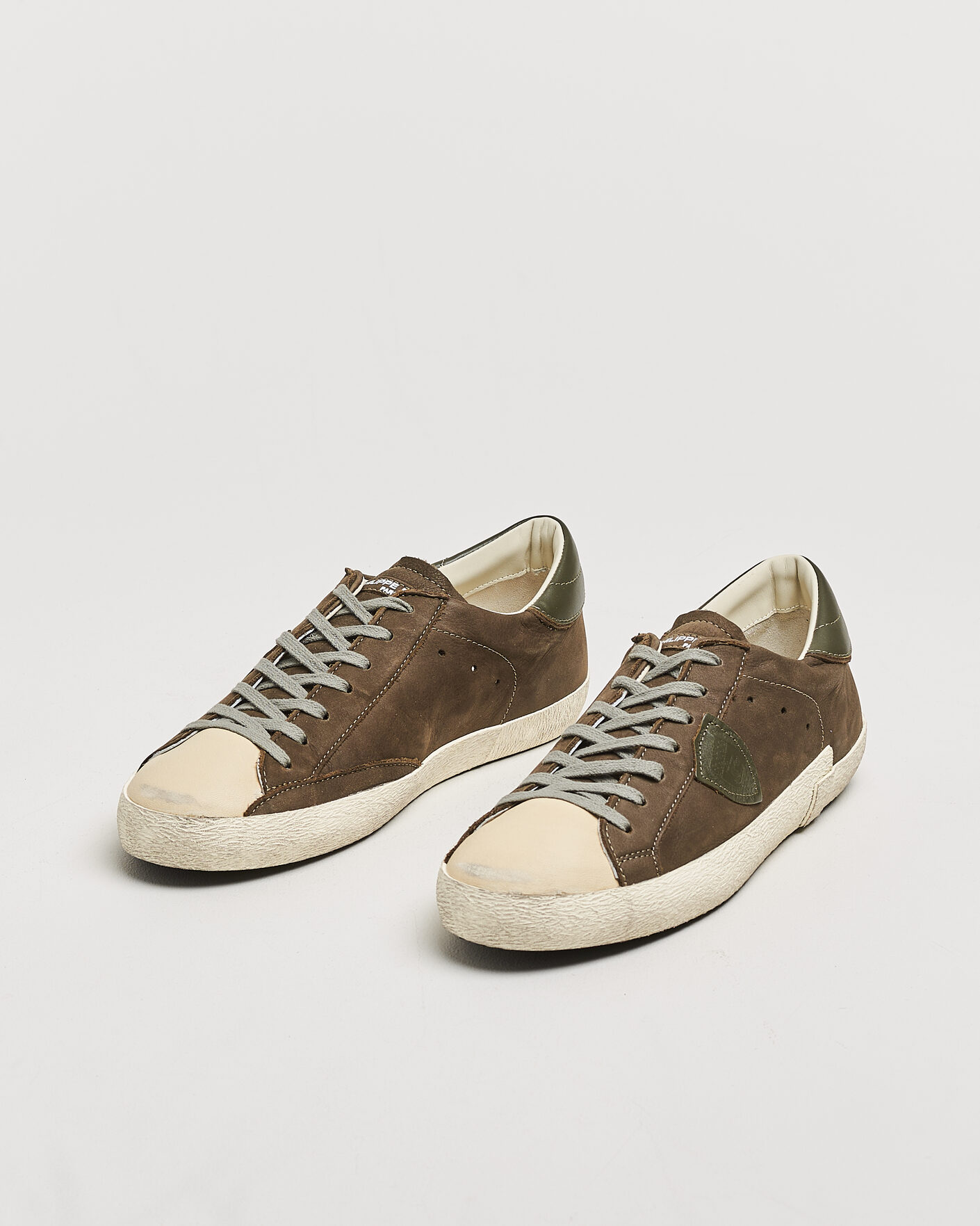 Mies | Tennarit | Philippe Model | PRSX Low Top Suede Sneaker Green
