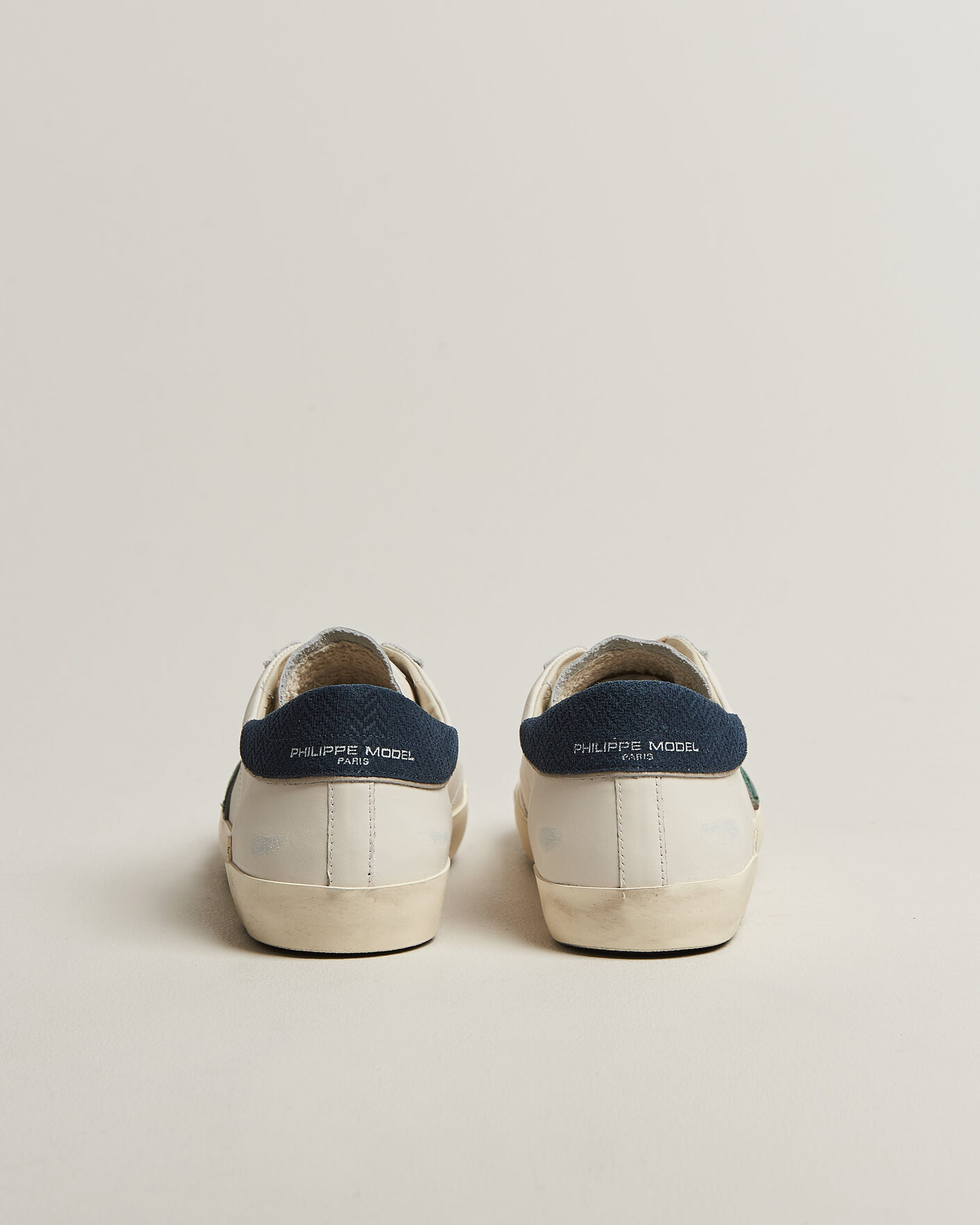 Mies | Tennarit | Philippe Model | PRSX Low Top Suede Sneaker White/Blue