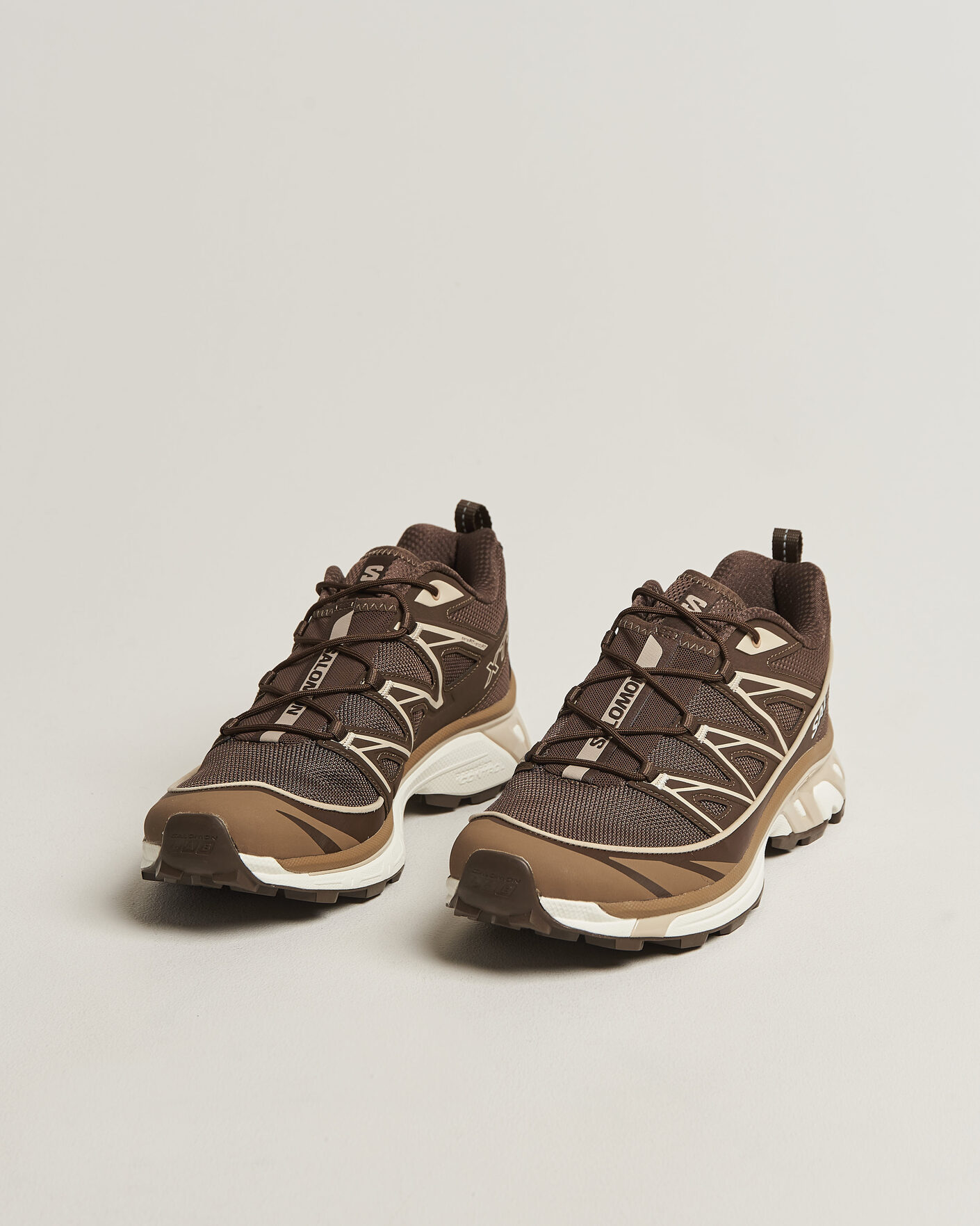 Mies | Maastojuoksukengät | Salomon | XT-6 Expanse Sneakers Earth Brown/White Pepper