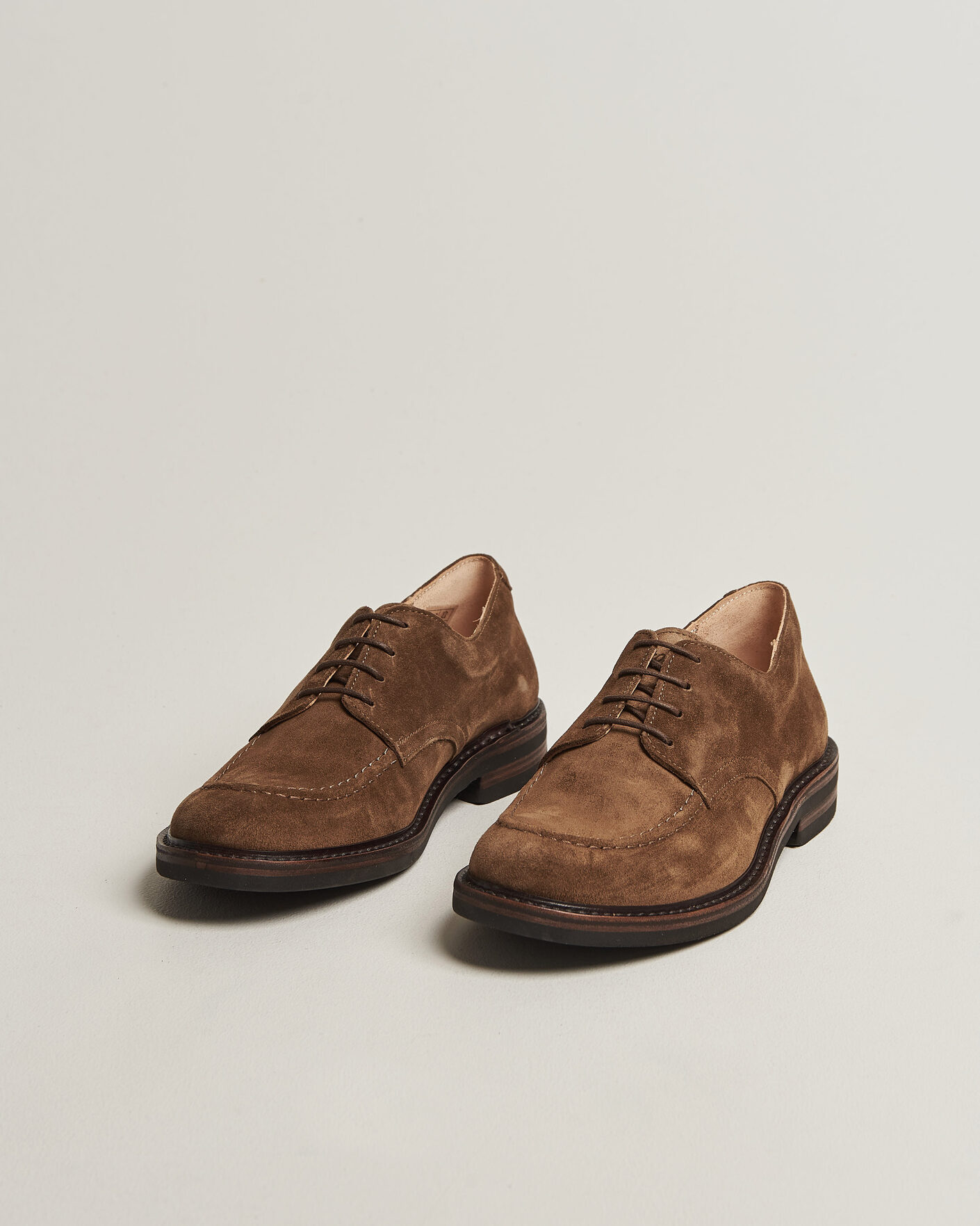 Mies | Derby-kengät | Astorflex | Carlflex Moc Toe Dark Khaki Suede