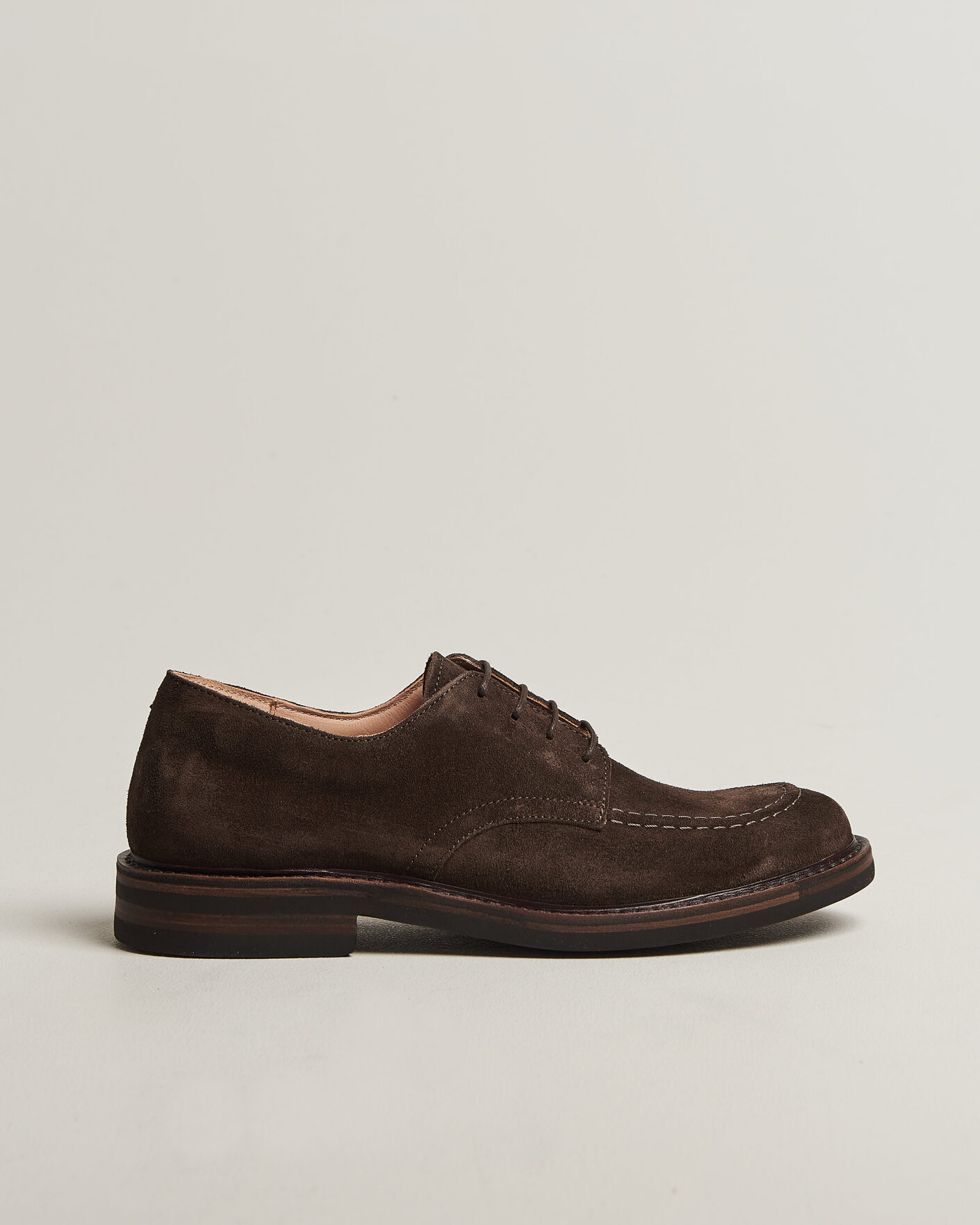 Mies | Derby-kengät | Astorflex | Carlflex Moc Toe Dark Brown Suede