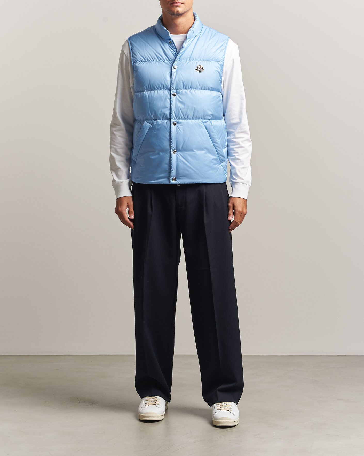 Mies | Ulkoliivit | Moncler | Tuquerouye Down Vest Light Blue
