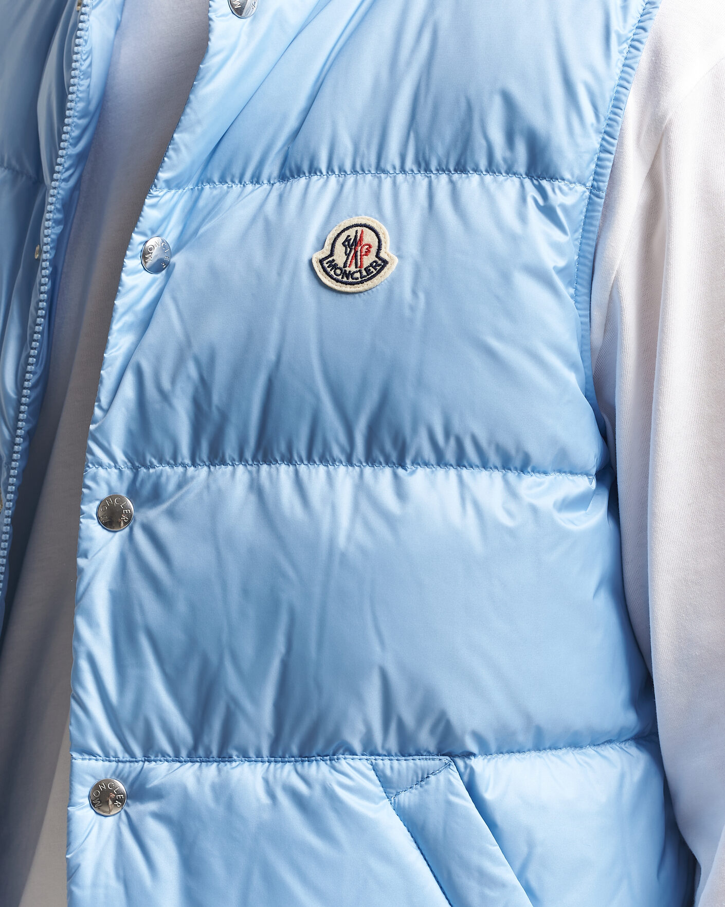 Mies | Ulkoliivit | Moncler | Tuquerouye Down Vest Light Blue