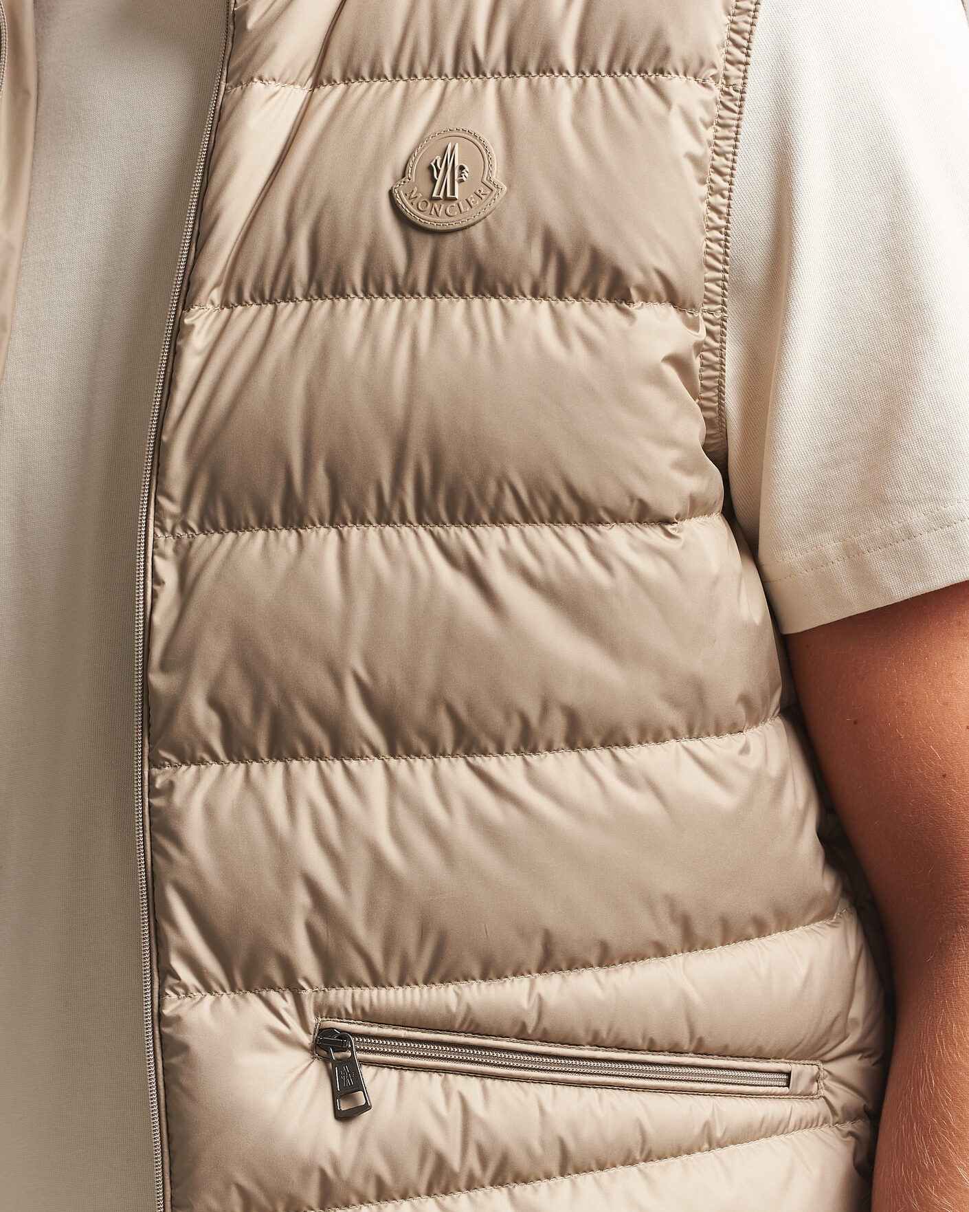 Mies | Ulkoliivit | Moncler | Treompan Down Vest Brown