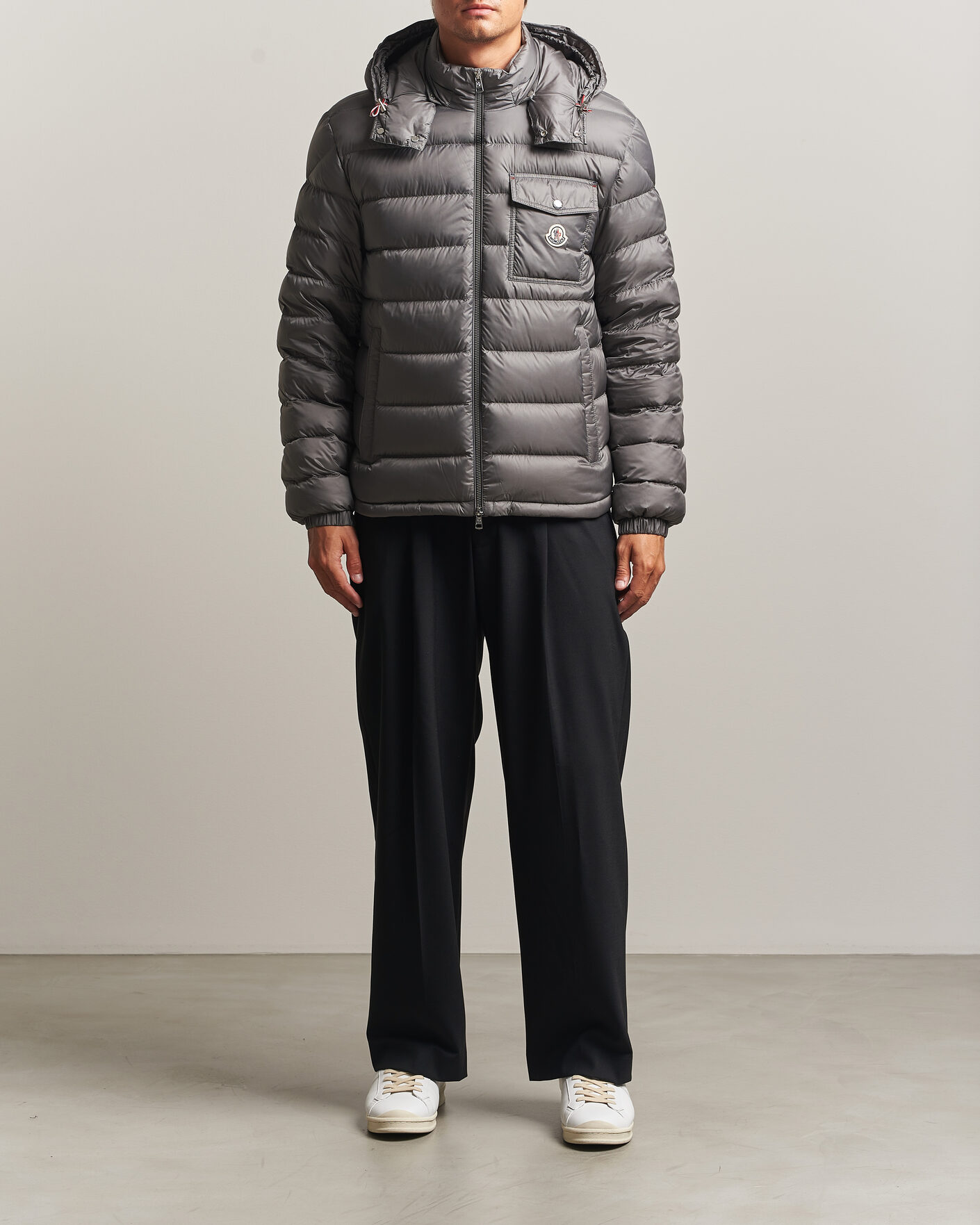 Mies | Takit | Moncler | Verith Hooded Down Jacket Grey