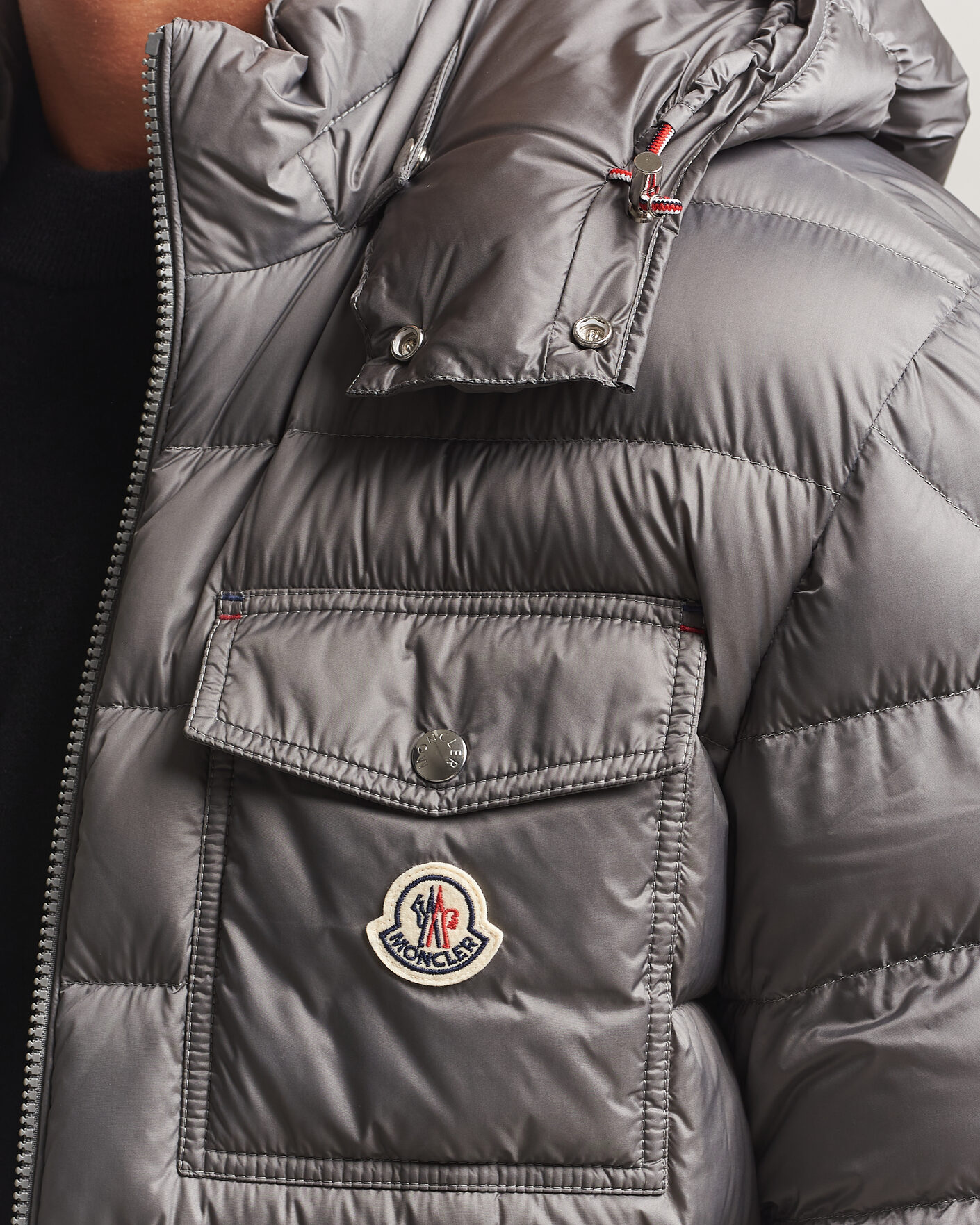 Mies | Takit | Moncler | Verith Hooded Down Jacket Grey