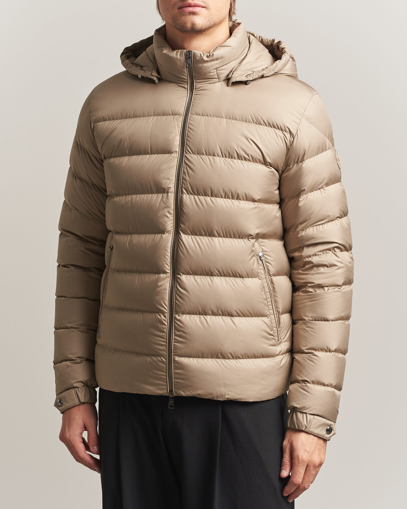 Mies | Takit | Moncler | Arneb Hooded Down Jacket Brown