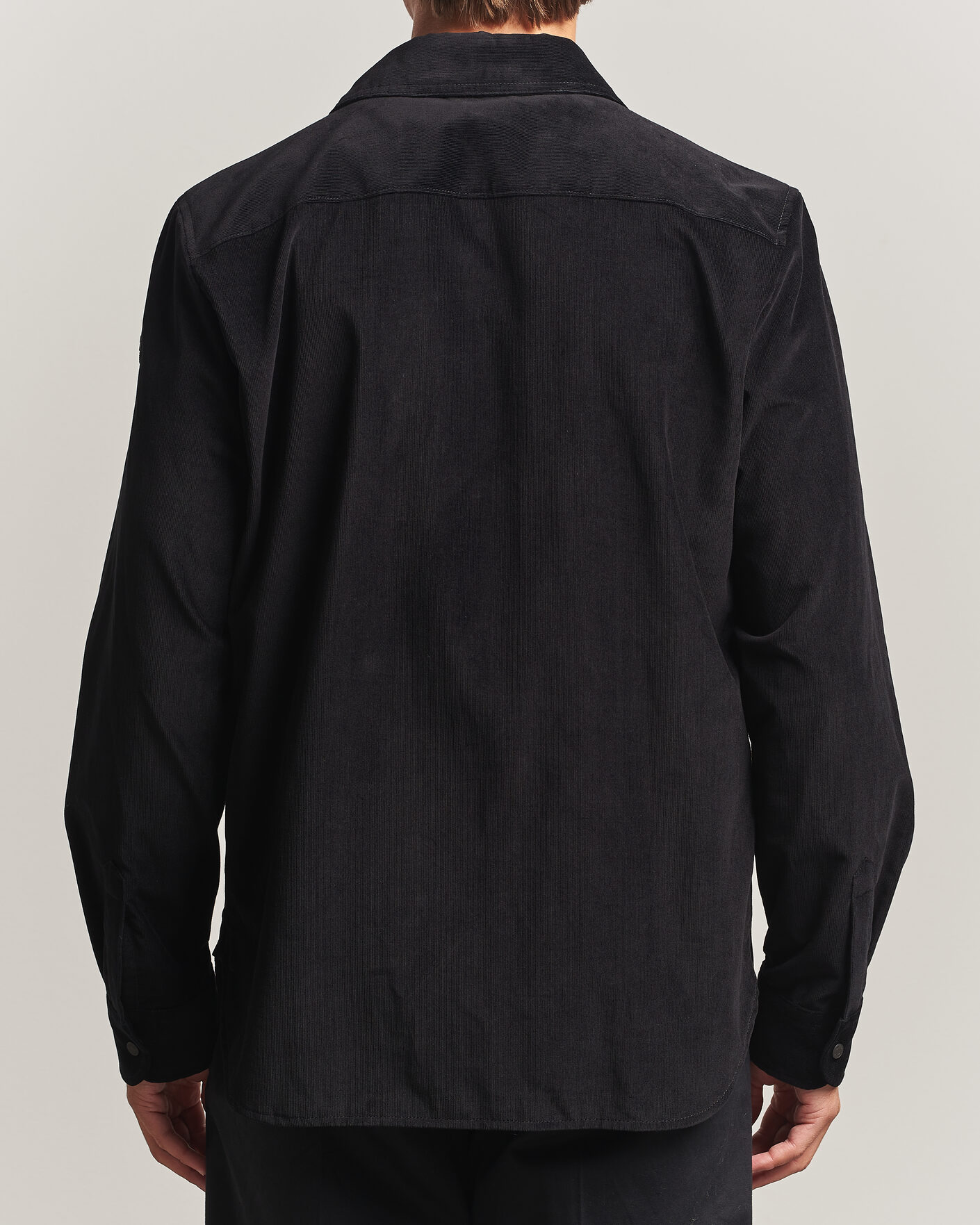 Mies | Kauluspaidat | Moncler | Corduroy Overshirt Black