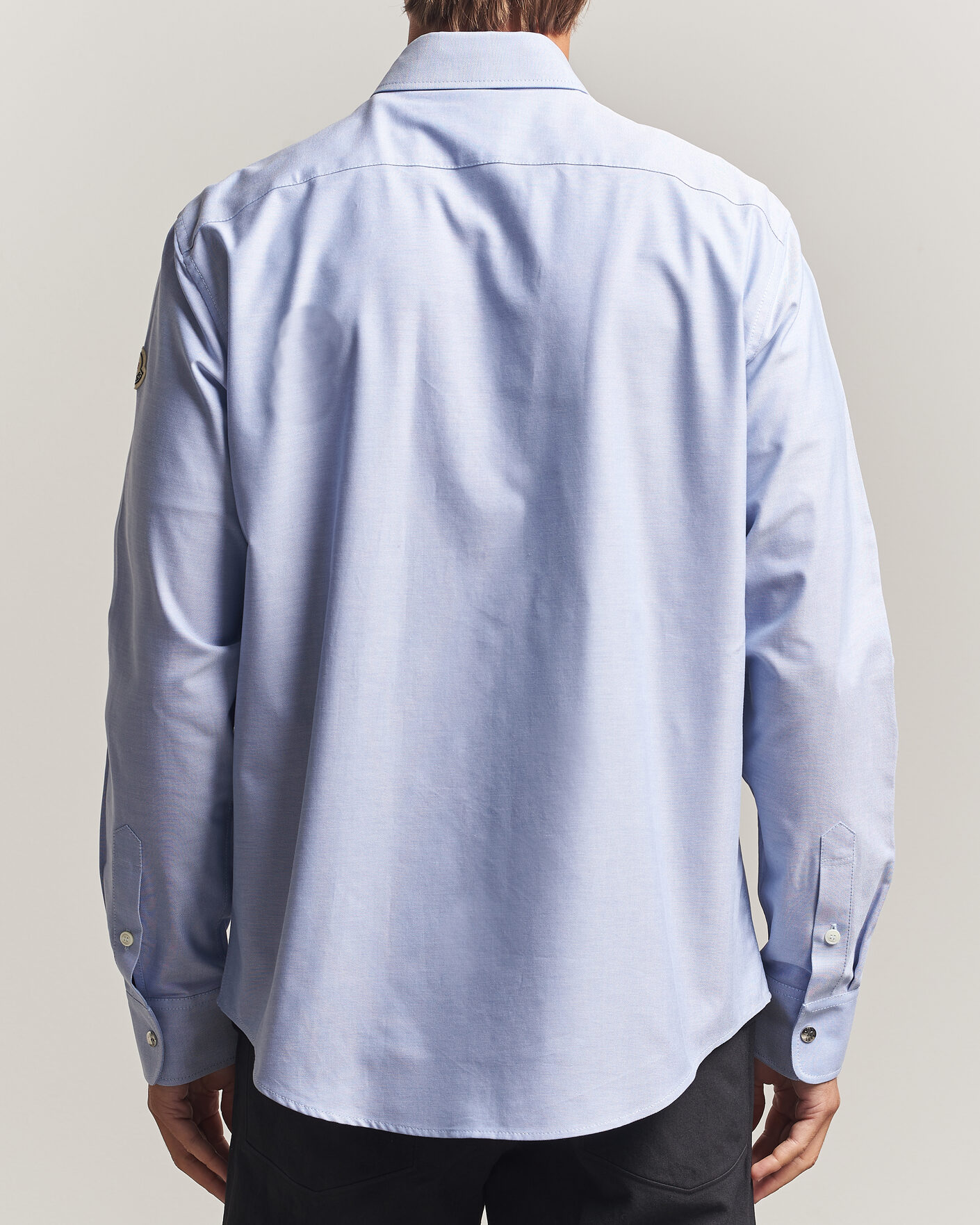 Mies | Kauluspaidat | Moncler | Popeline Shirt Light Blue