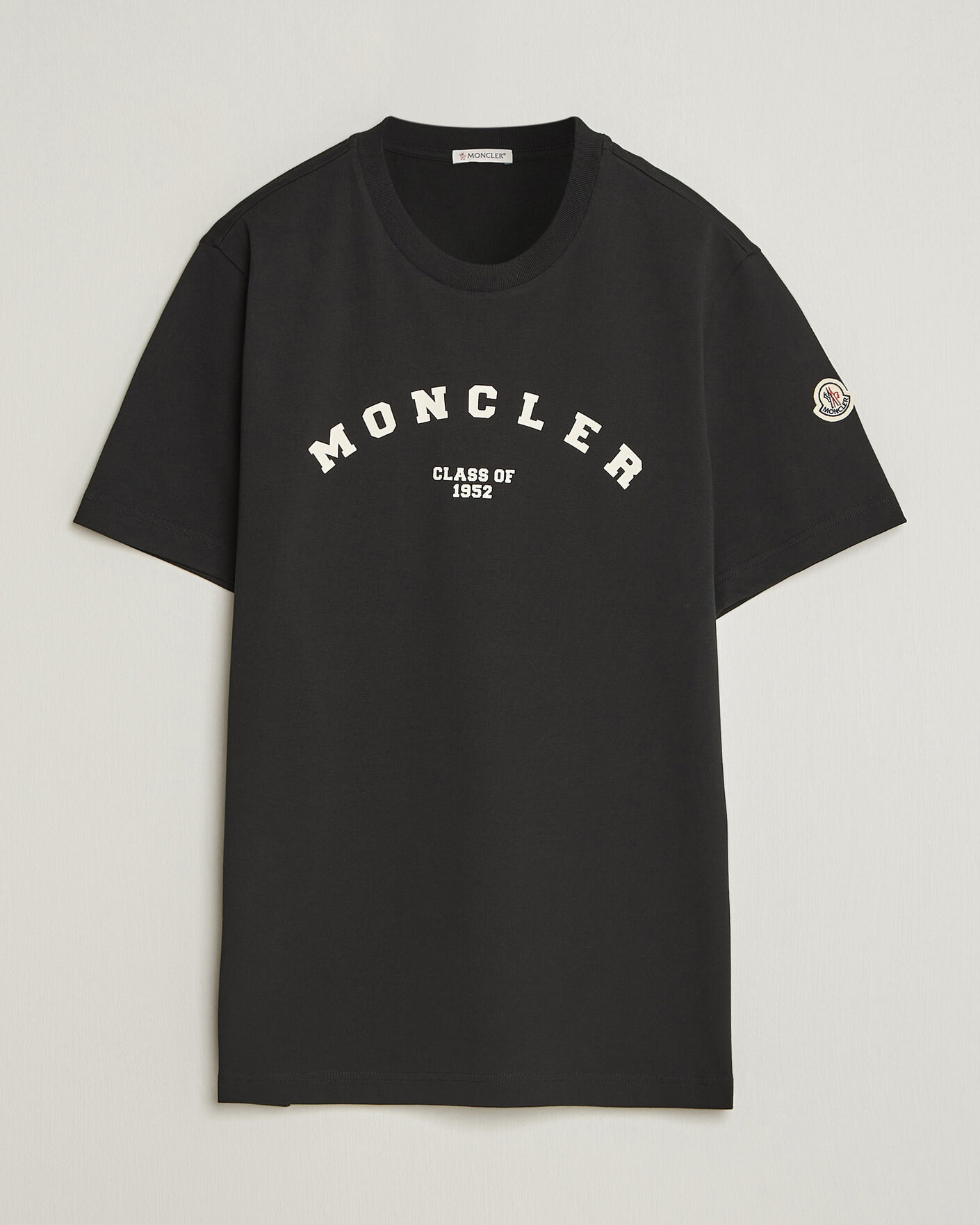 Mies | T-paidat | Moncler | College Logo T-Shirt Black