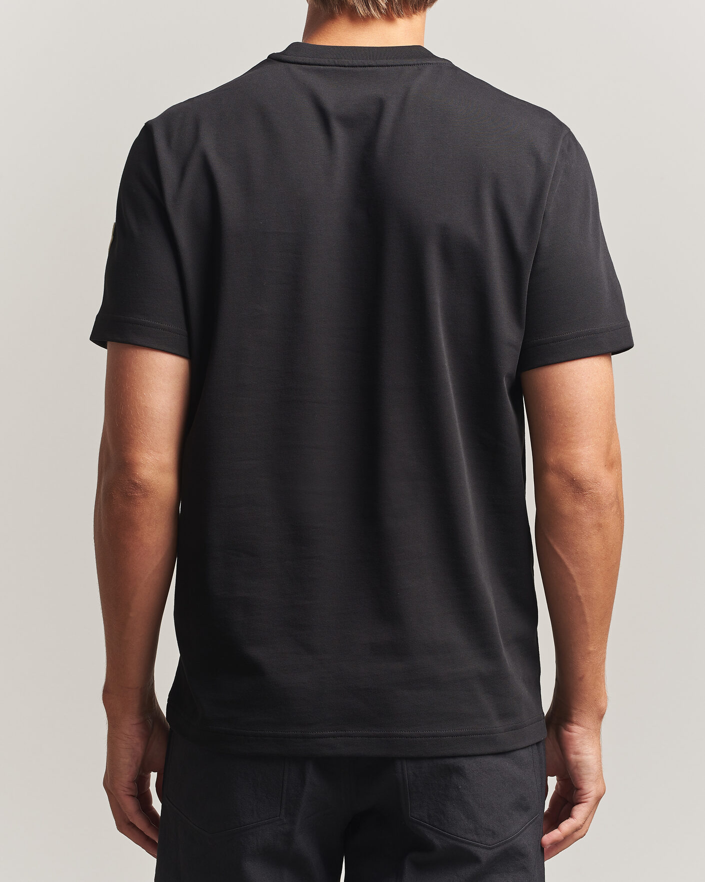 Mies | T-paidat | Moncler | College Logo T-Shirt Black