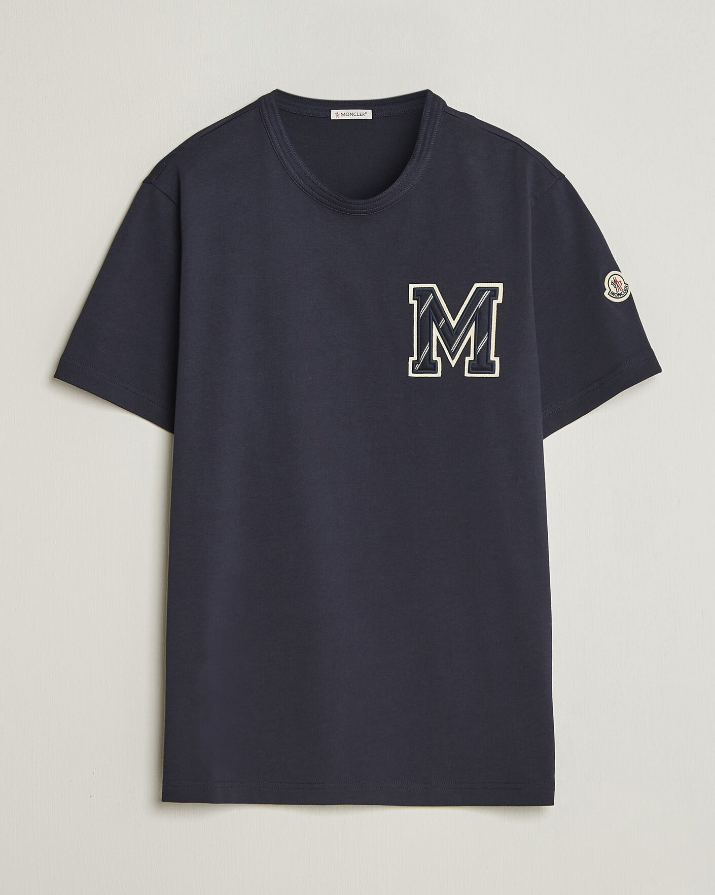 Mies | T-paidat | Moncler | Varsity Logo T-Shirt Navy