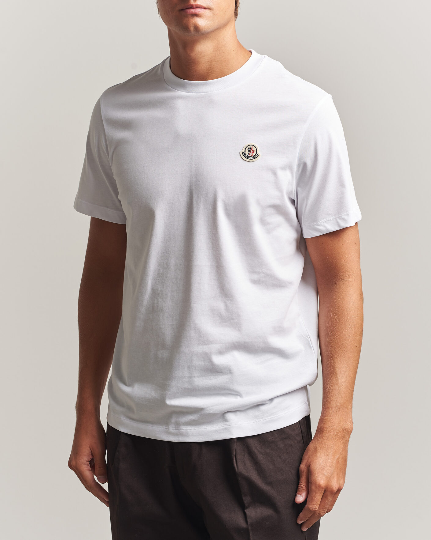 Mies | T-paidat | Moncler | 3-Pack Logo T-Shirts Blue/Military/White