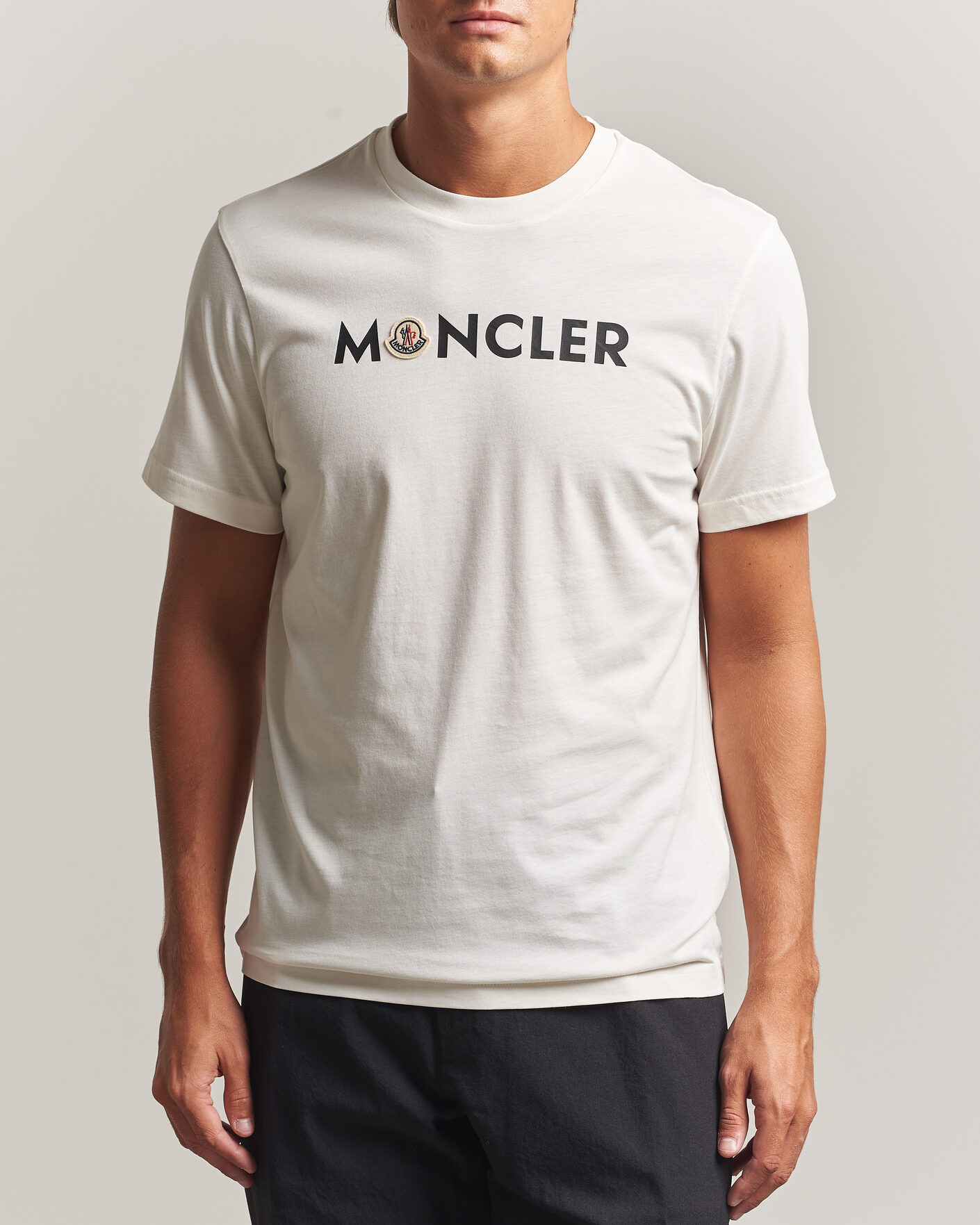 Mies | T-paidat | Moncler | Logo Lettering T-Shirts White