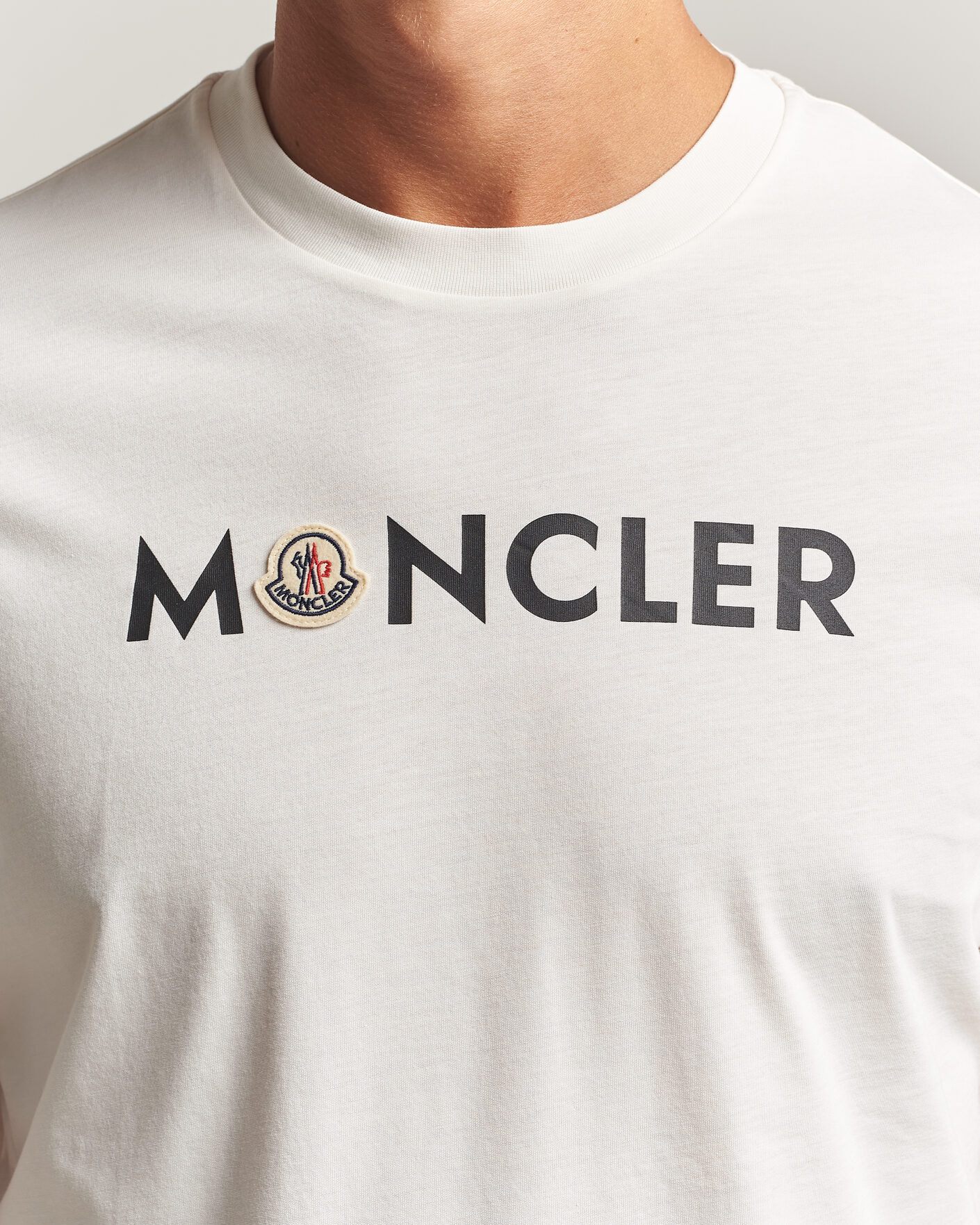 Mies | T-paidat | Moncler | Logo Lettering T-Shirts White