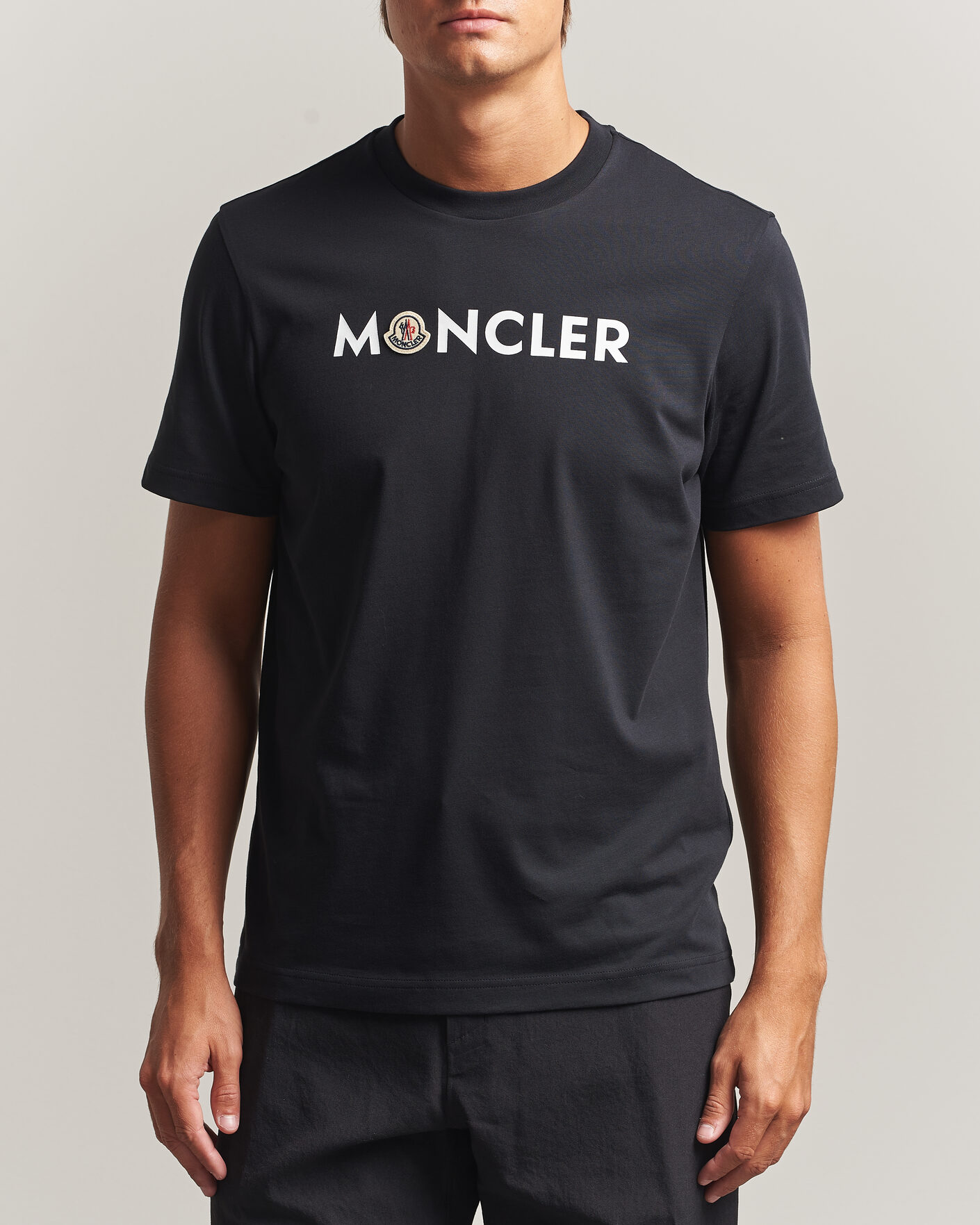 Mies | T-paidat | Moncler | Logo Lettering T-Shirts Navy
