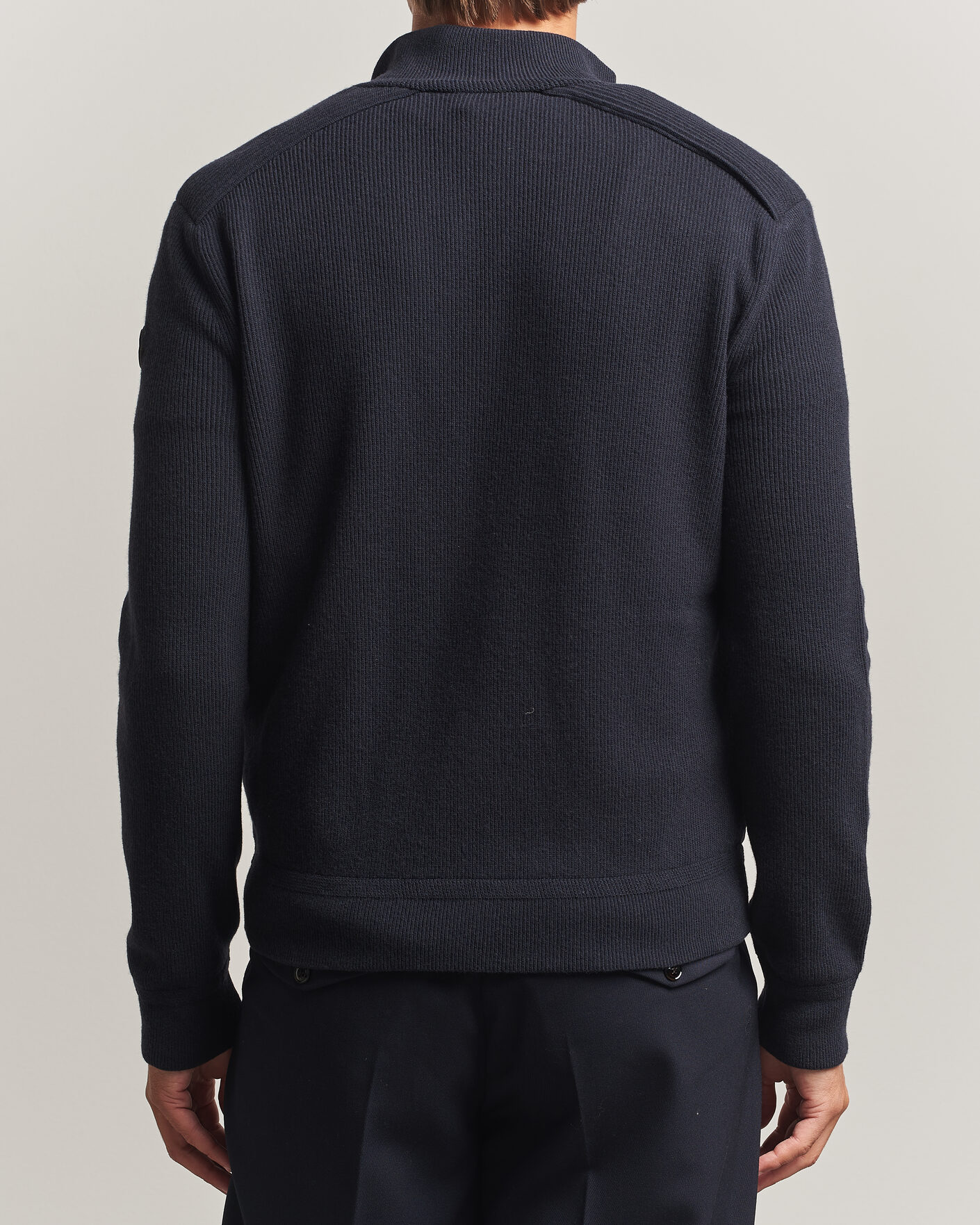 Mies | Takit | Moncler | Wool/Cashmere Hybrid Jacket Navy