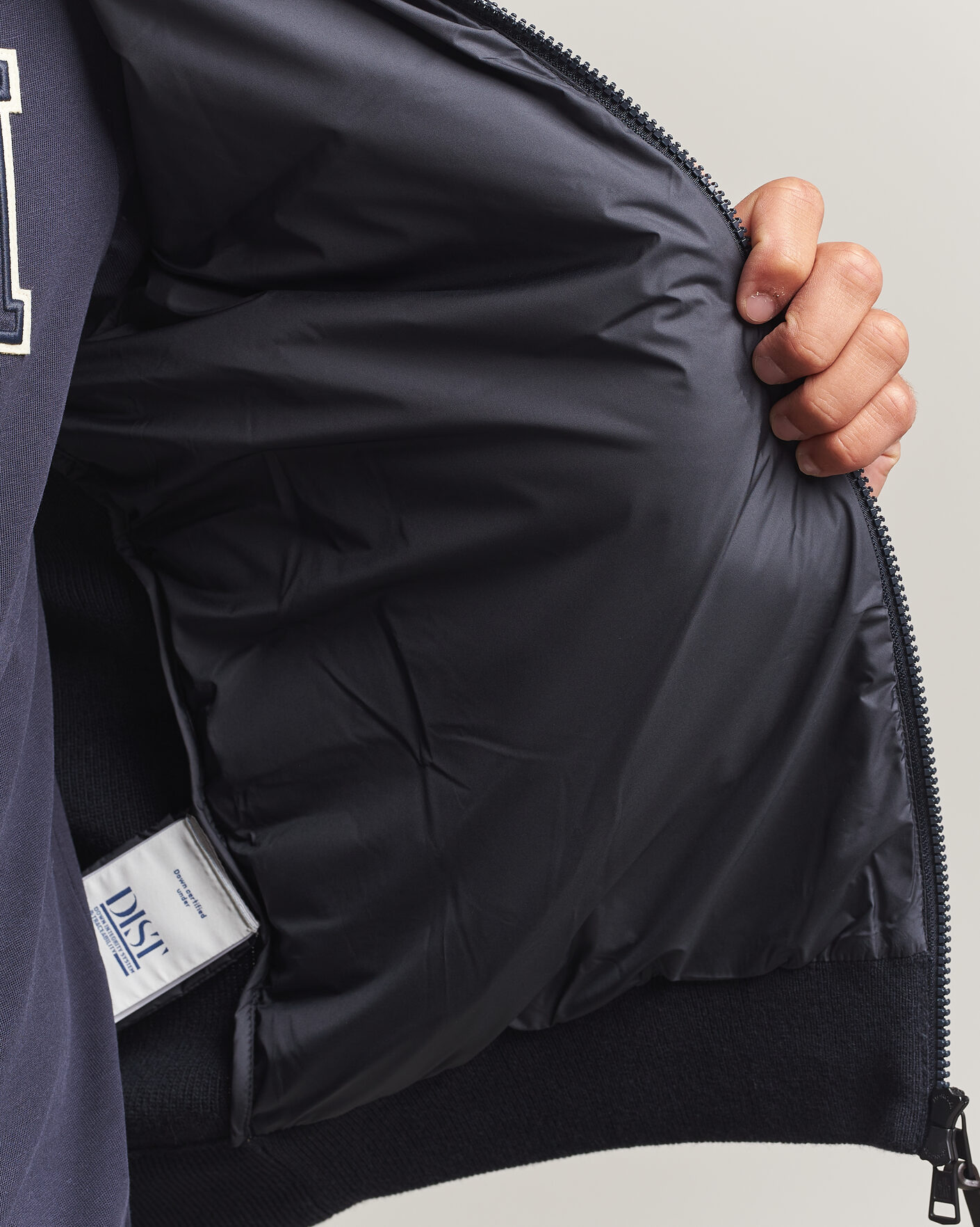 Mies | Takit | Moncler | Wool/Cashmere Hybrid Jacket Navy