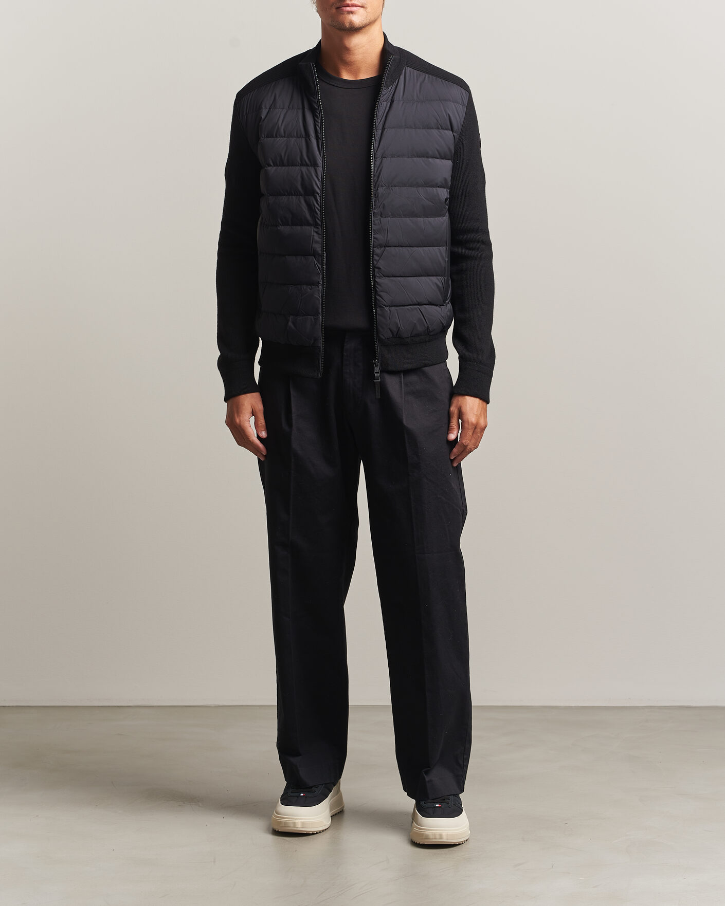 Mies | Takit | Moncler | Wool/Cashmere Hybrid Jacket Black