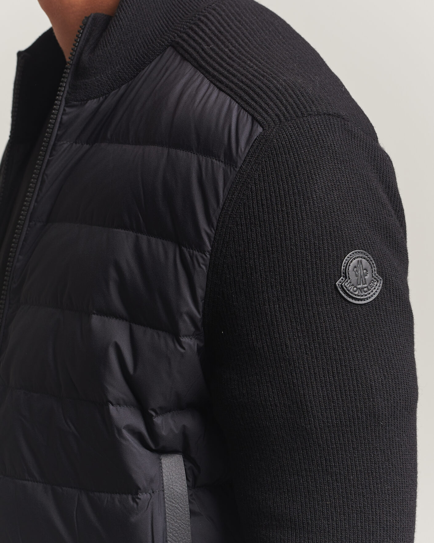 Mies | Takit | Moncler | Wool/Cashmere Hybrid Jacket Black