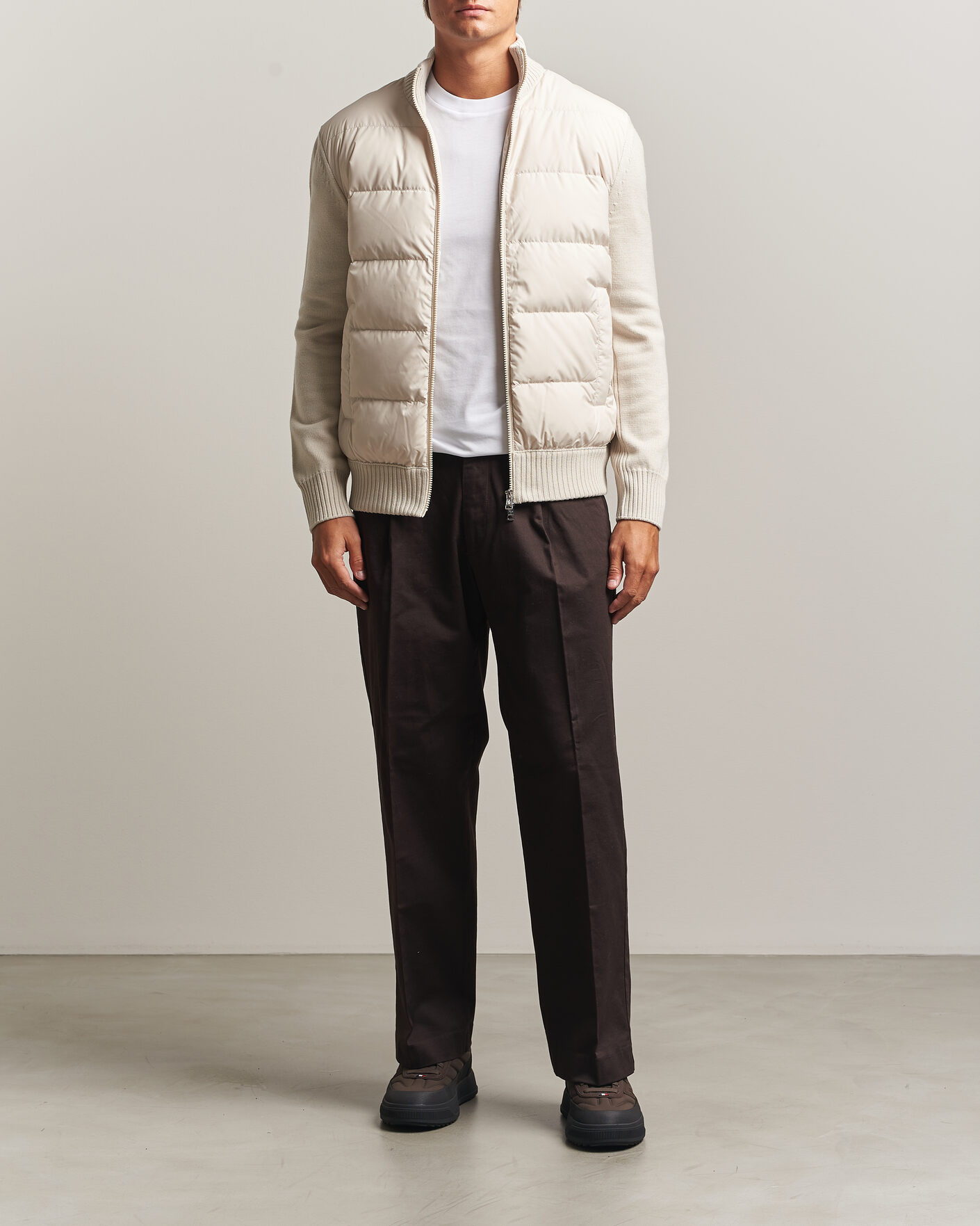 Mies | Takit | Moncler | Padded Hybrid Jacket Grey