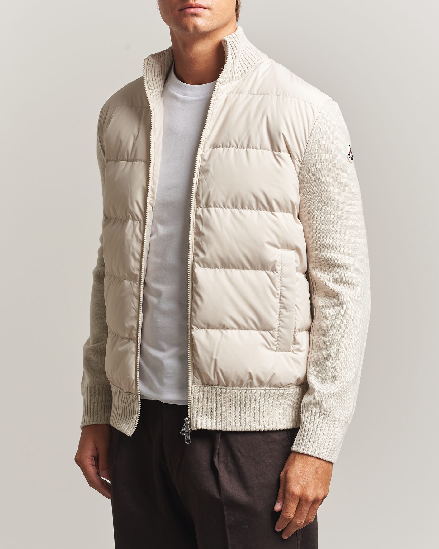Mies | Takit | Moncler | Padded Hybrid Jacket Grey
