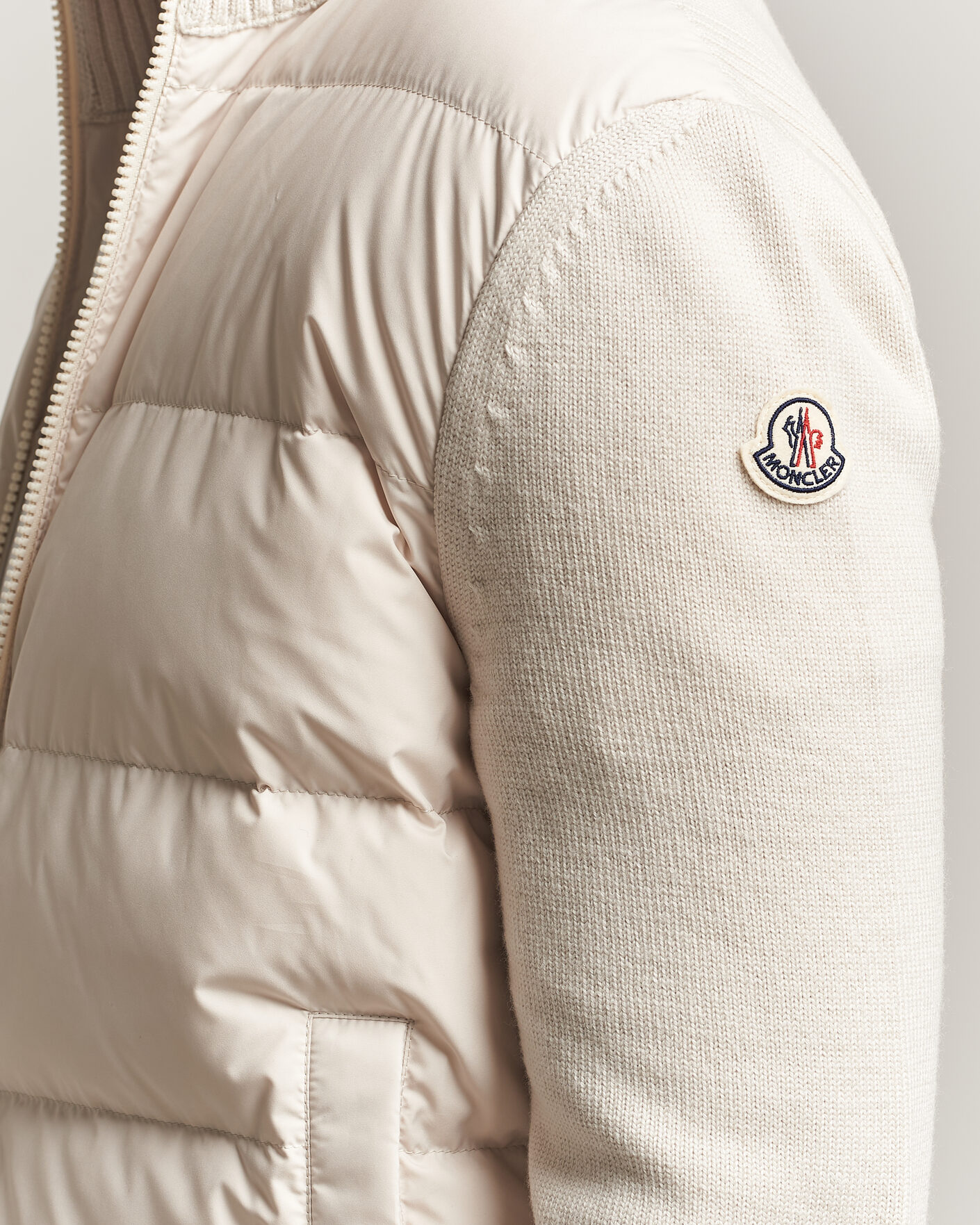 Mies | Takit | Moncler | Padded Hybrid Jacket Grey