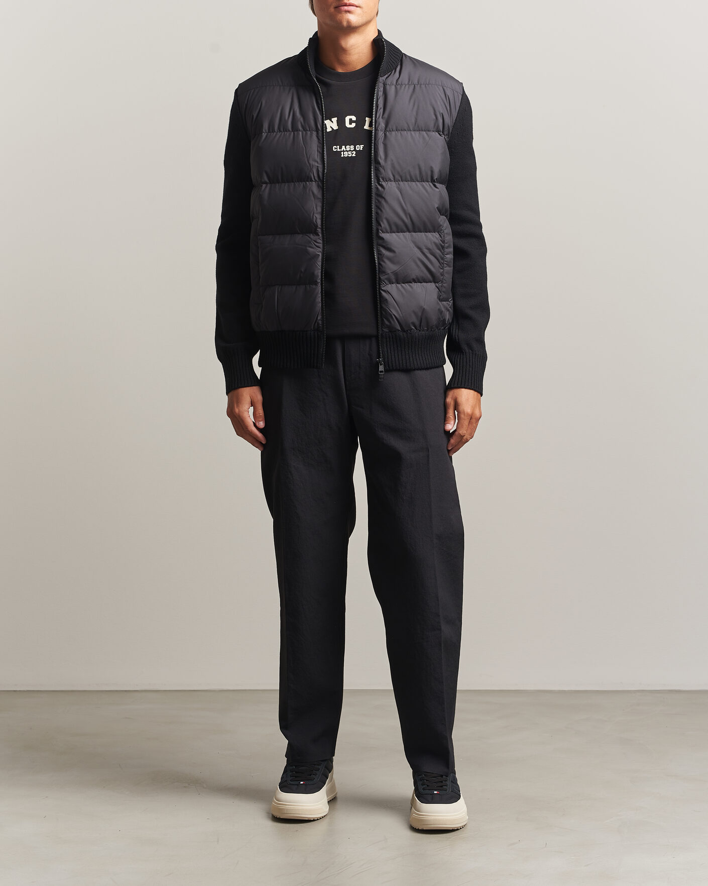 Mies | Takit | Moncler | Padded Hybrid Jacket Black