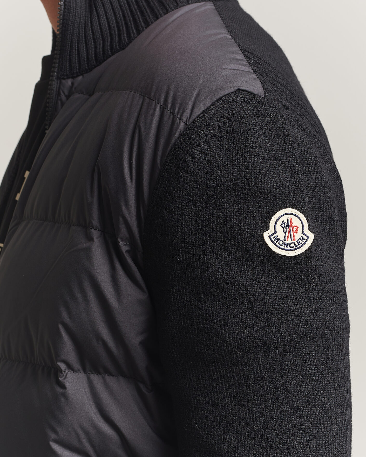 Mies | Takit | Moncler | Padded Hybrid Jacket Black